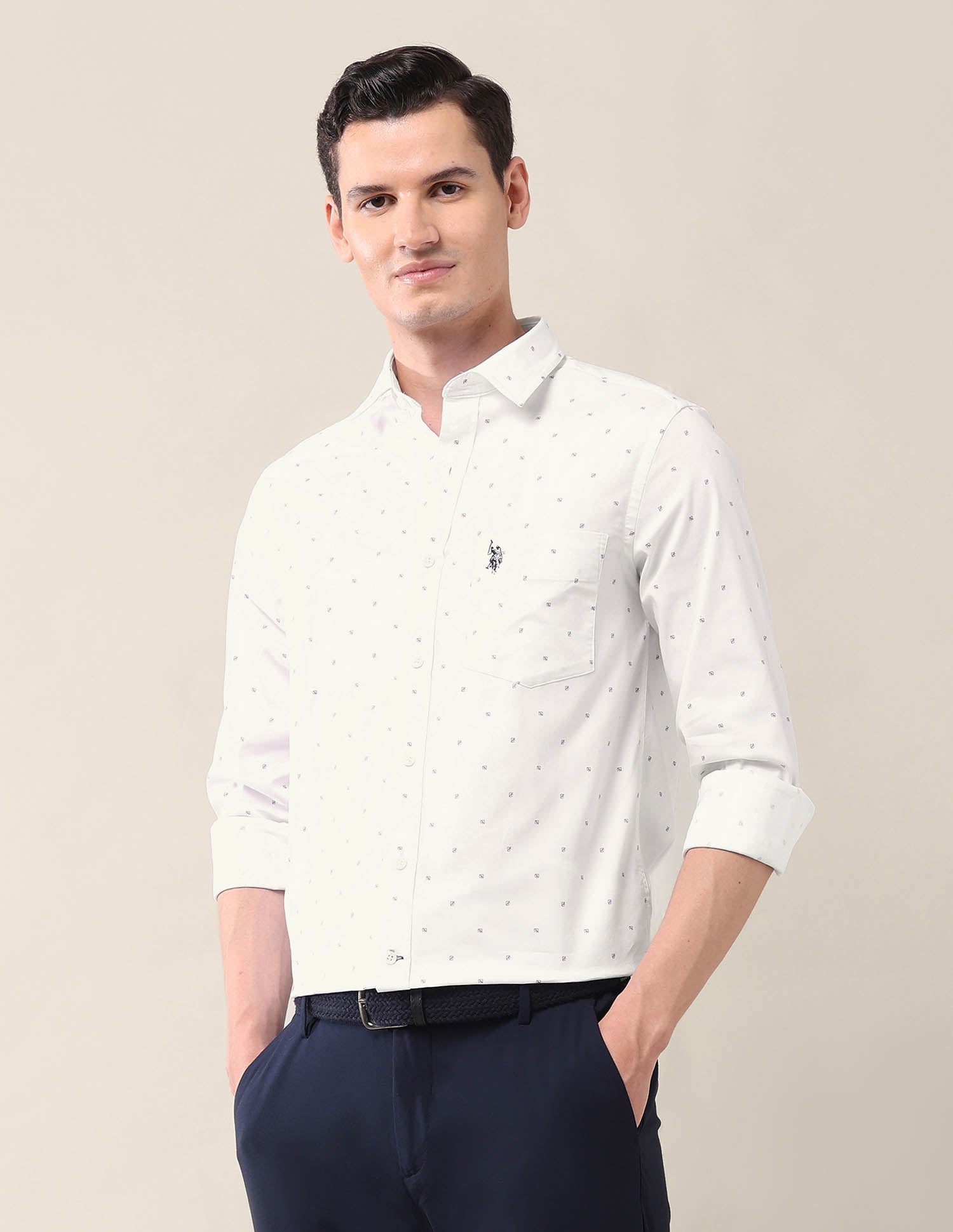 Tailored Fit All-Over Shirt