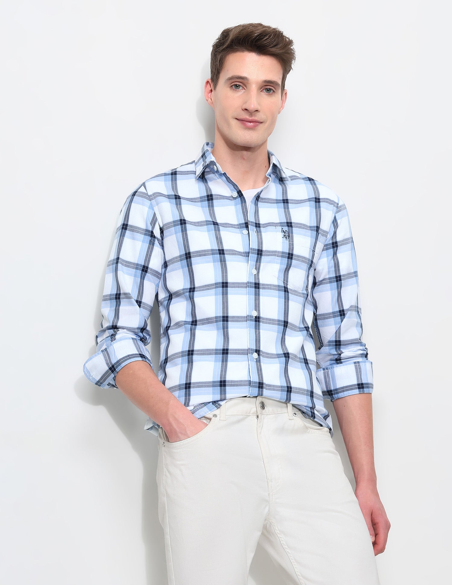 White Harbour Tartan Checked Shirt