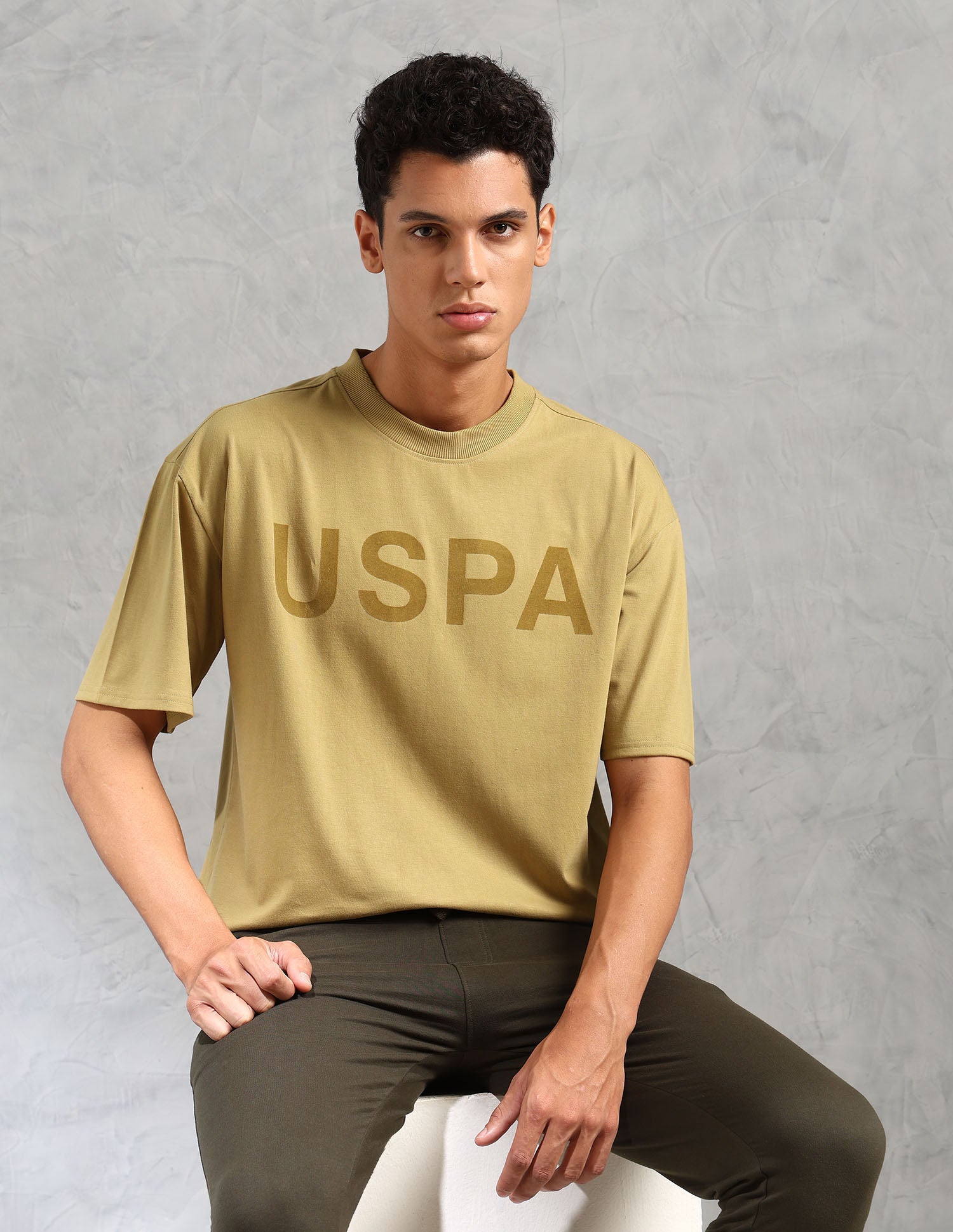 Brand Printed Comfort Fit OEE09 Lounge T-Shirt - Pack Of 1