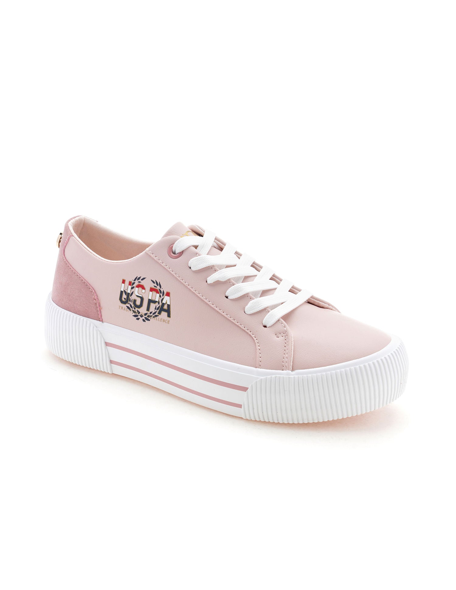 Women Hollie Colour Block Sneakers Pink - U.S. POLO ASSN. | Large