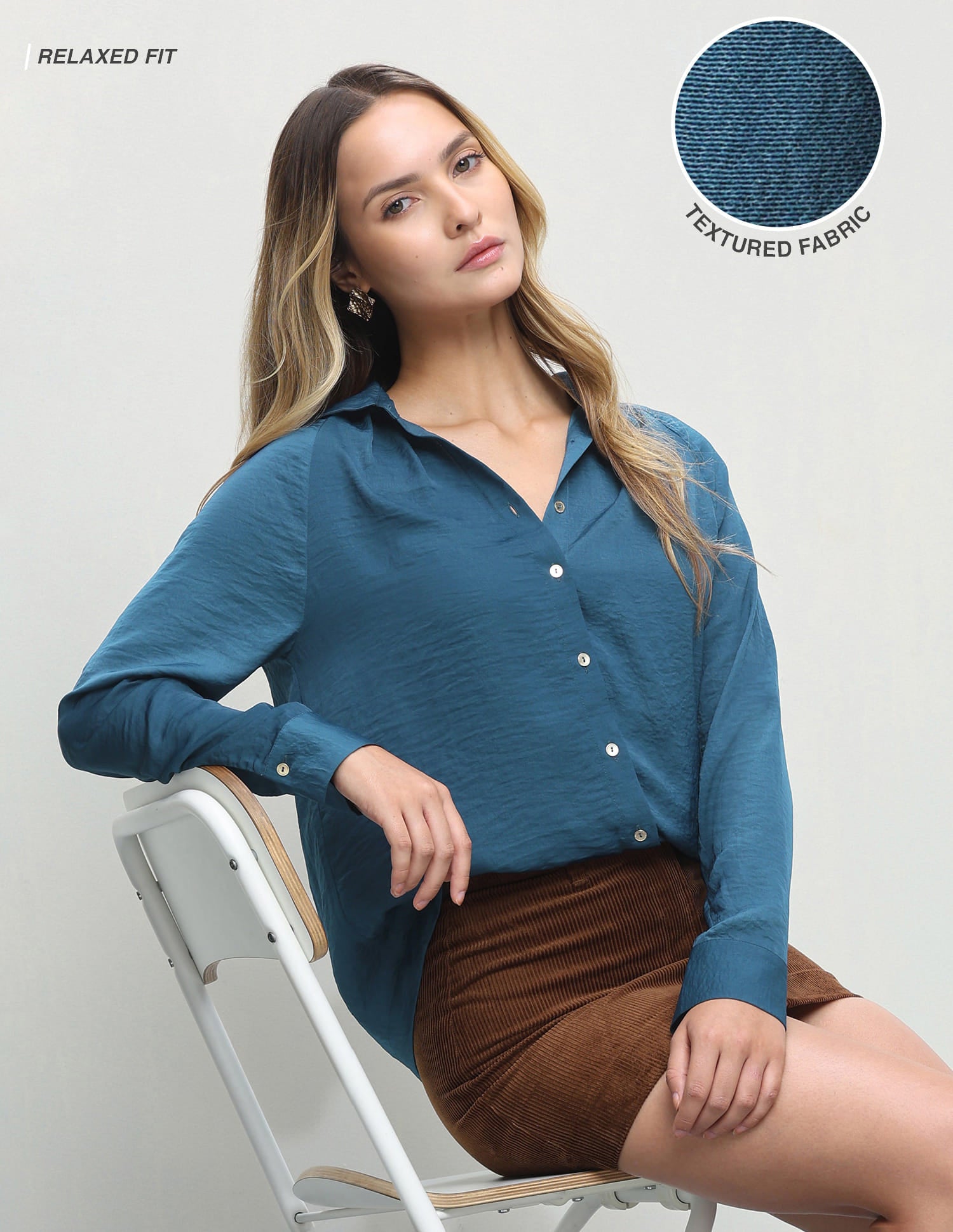 Solid Relaxed Fit Shirt