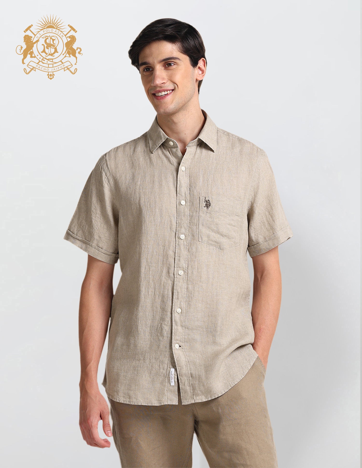 Tailored Fit Linen Shirt