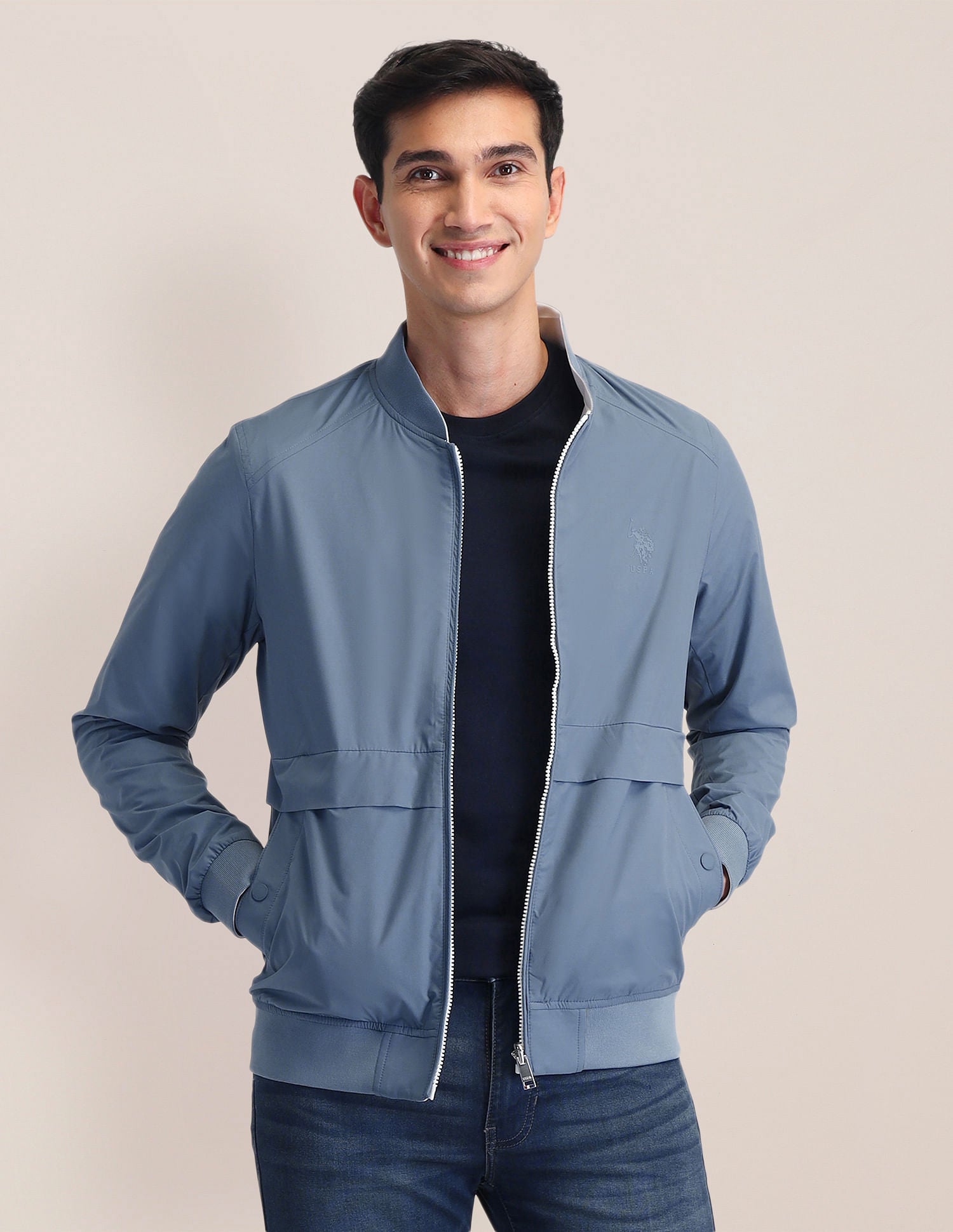 Reversible Regular Fit Casual Jacket