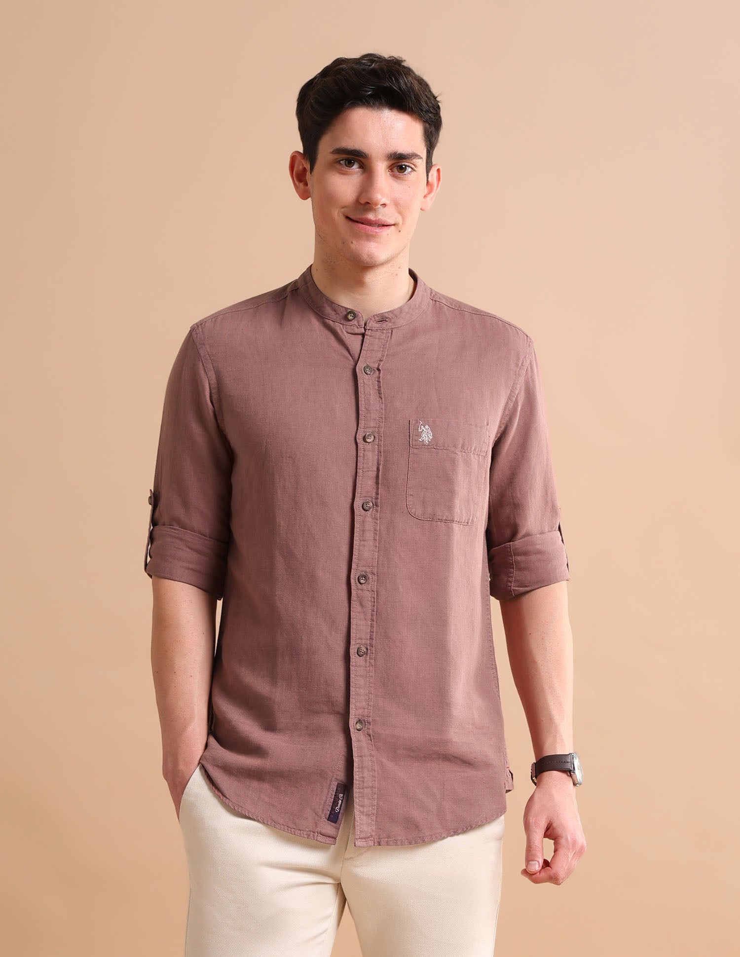 Dyed Linen Shirt