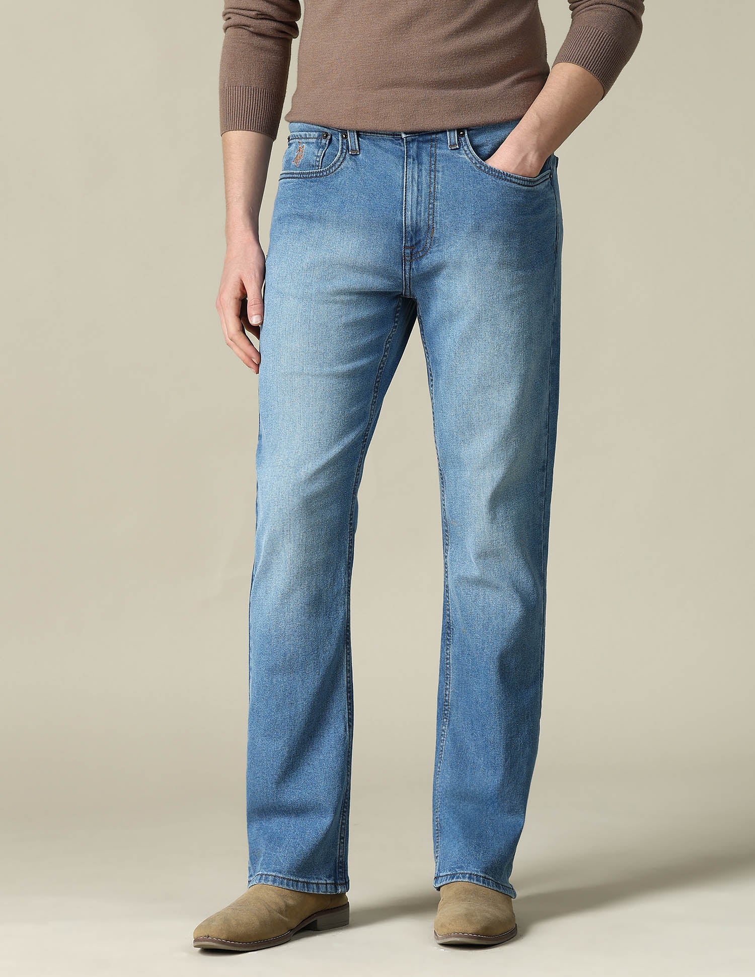 Connor Bootcut Blue Jeans