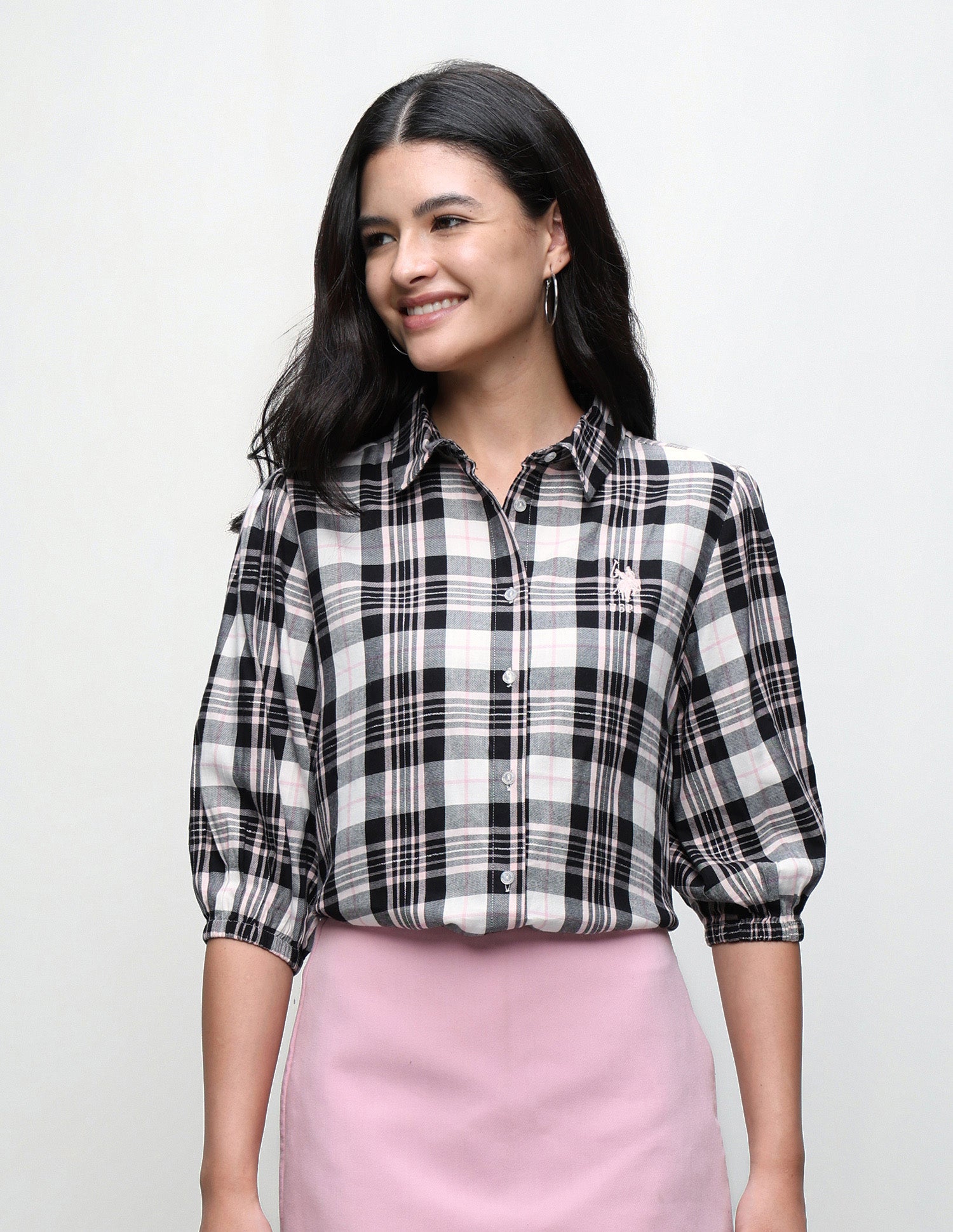 Plaid Checked Regular Fit Shirt Multicolour - U.S. Polo Assn. India | Large
