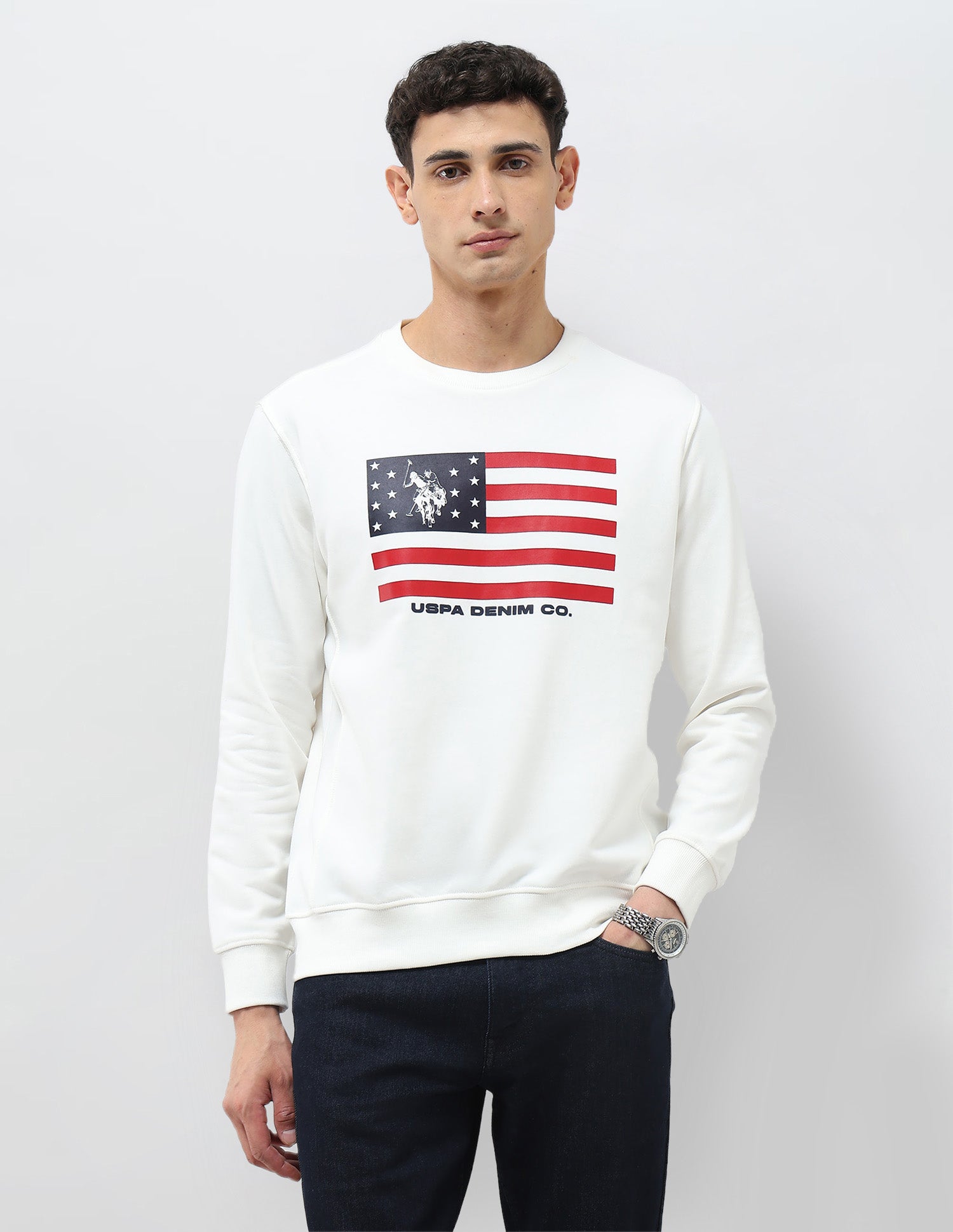 Graphic Printed Regular Fit Sweatshirt