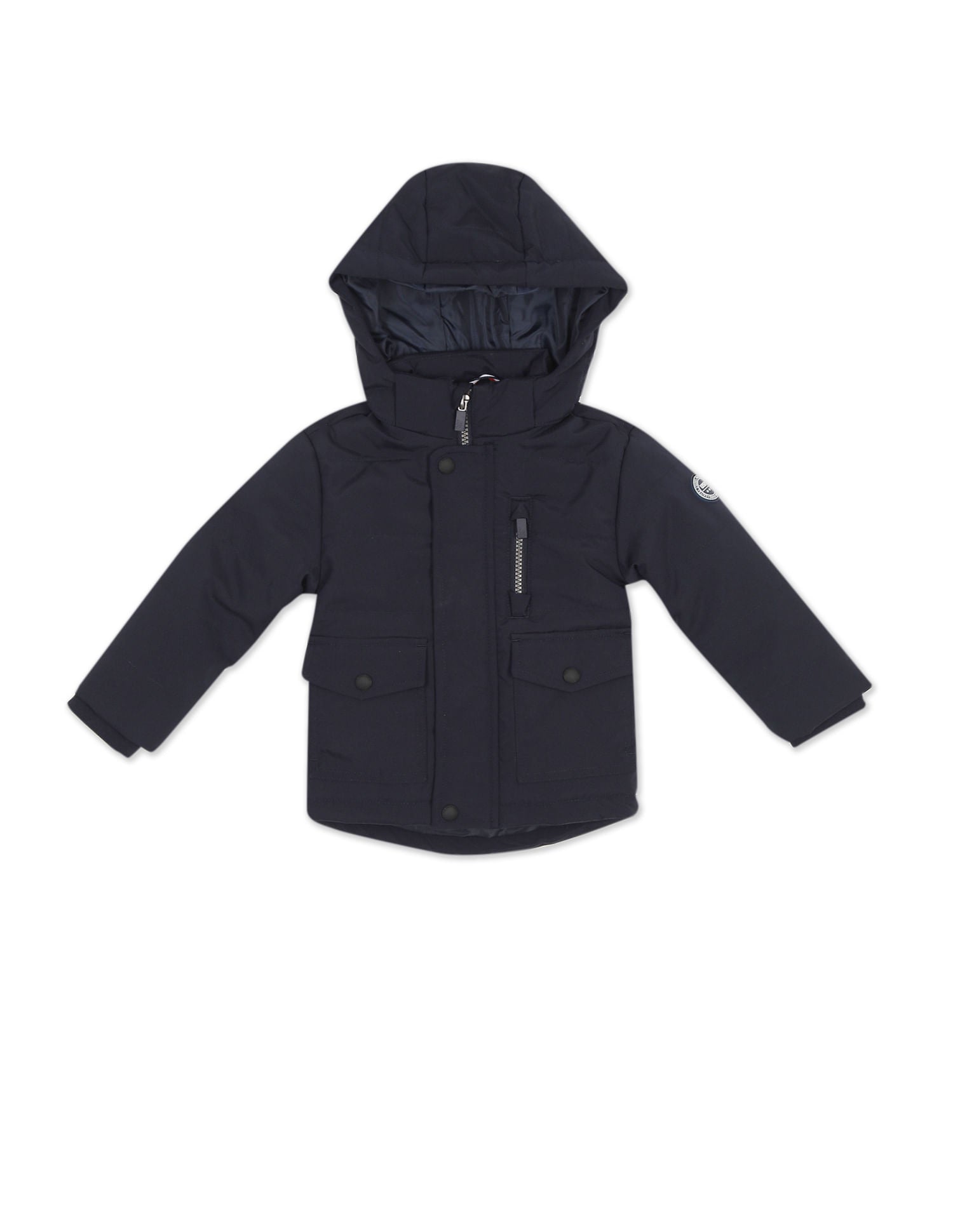 Long Sleeve Solid Hooded Jacket