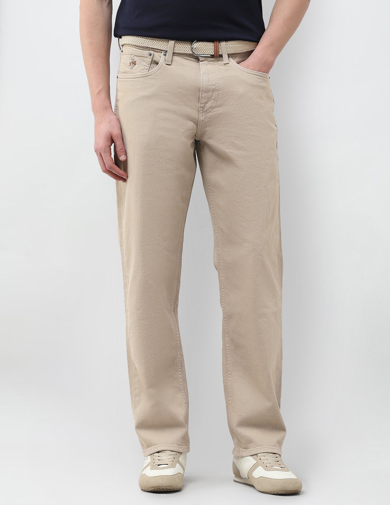 Shawn Relaxed Fit Brown Jeans