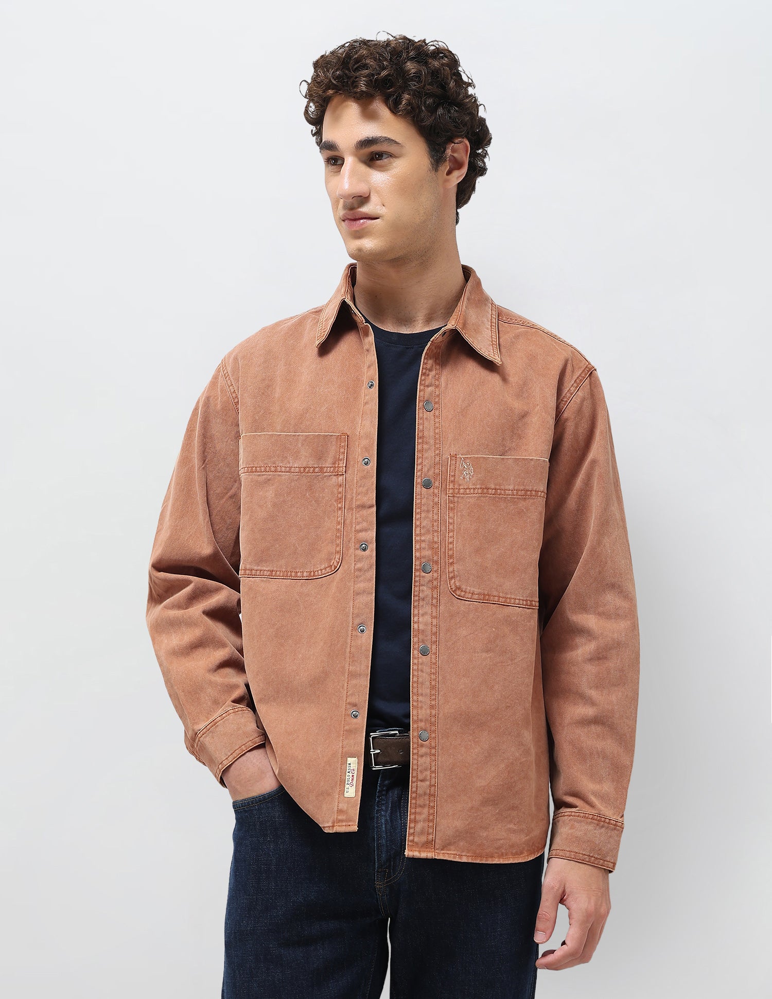 Solid Relaxed Fit Shirt
