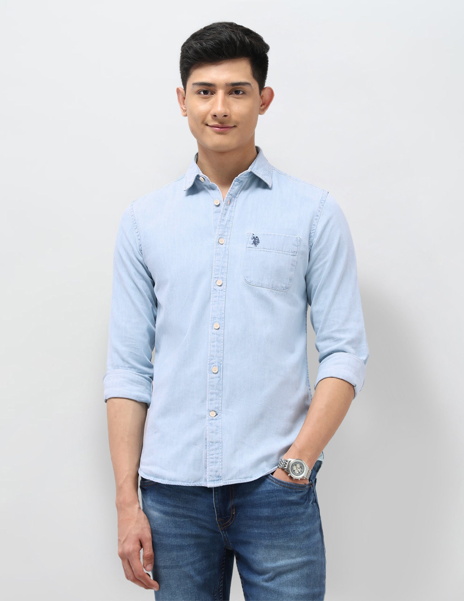 Twill Pure Cotton Shirt