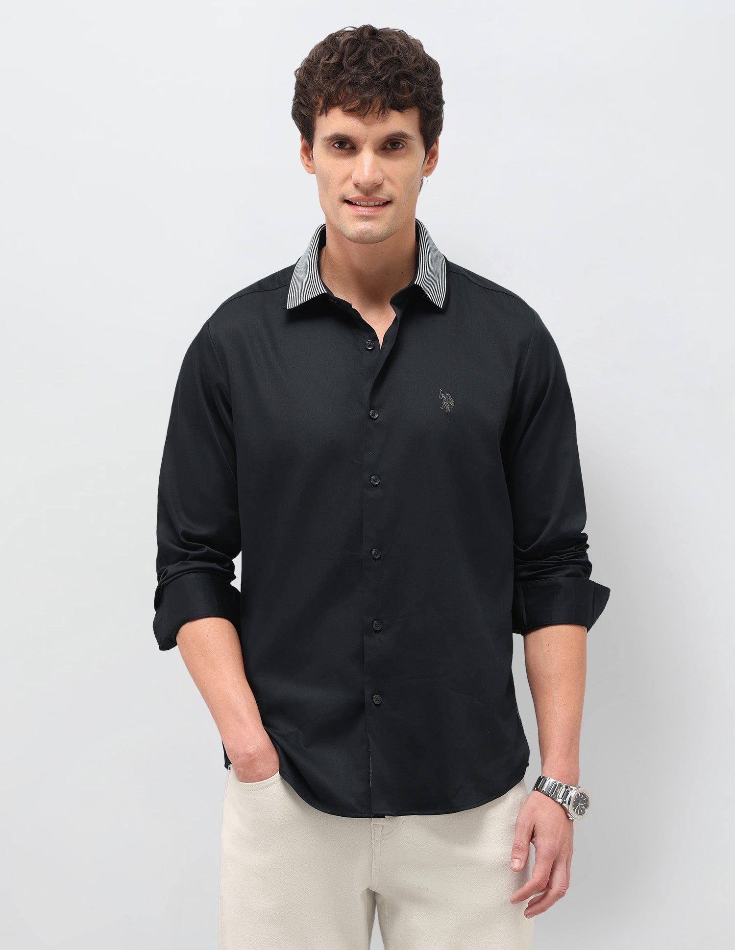 Satin Solid Shirt