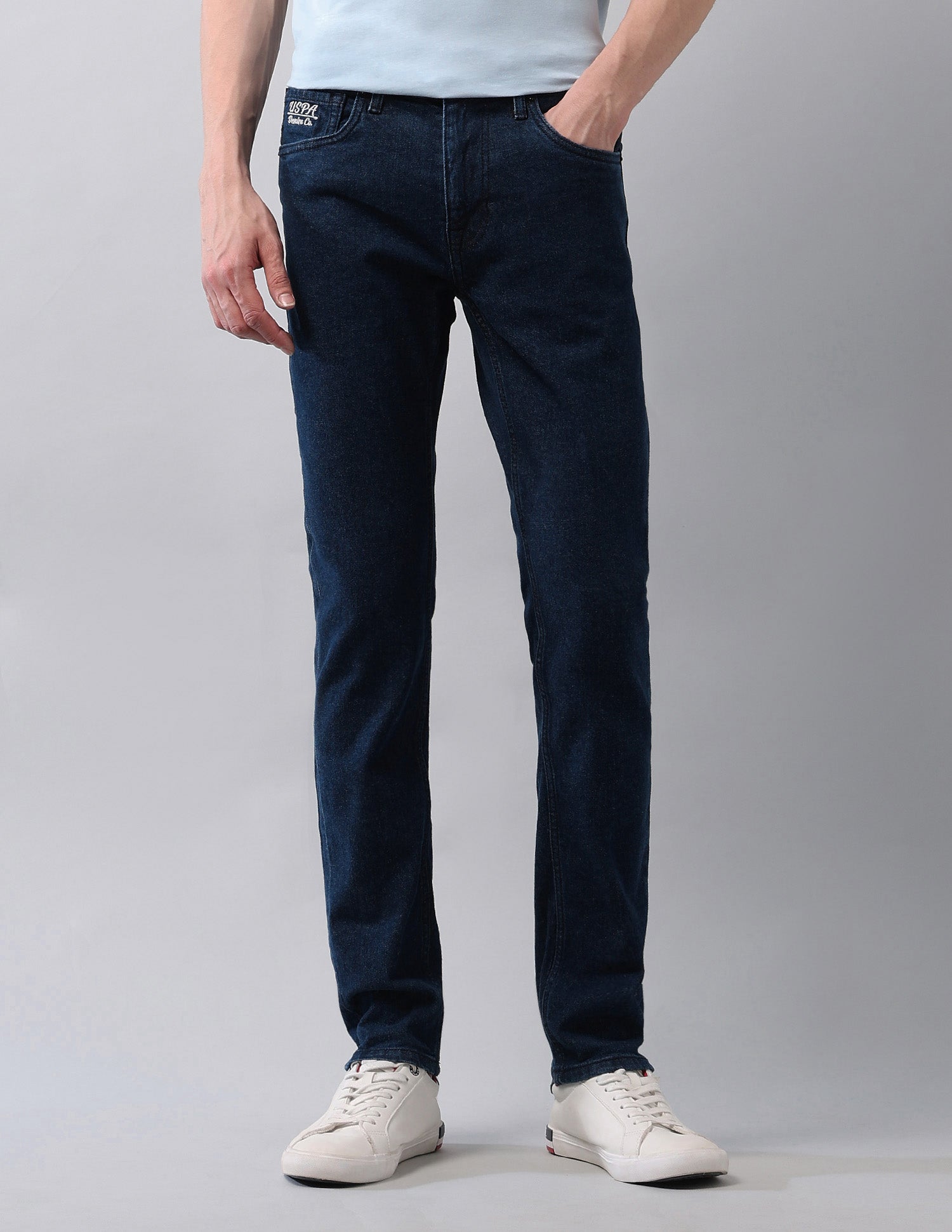 Regallo Skinny Fit Blue Jeans Blue - U.S. Polo Assn. India | Large