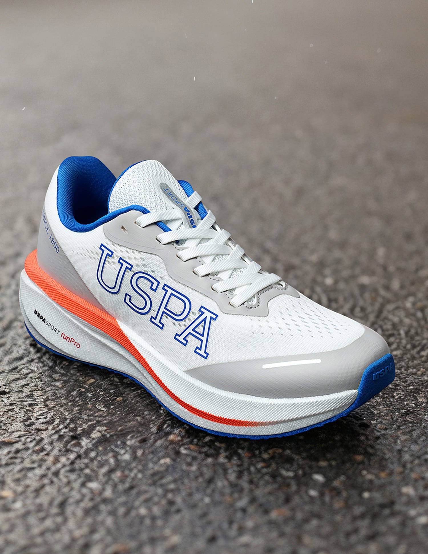 Men Rainer USPA Sport Runpro Running Shoes White - U.S. Polo Assn. India | Large