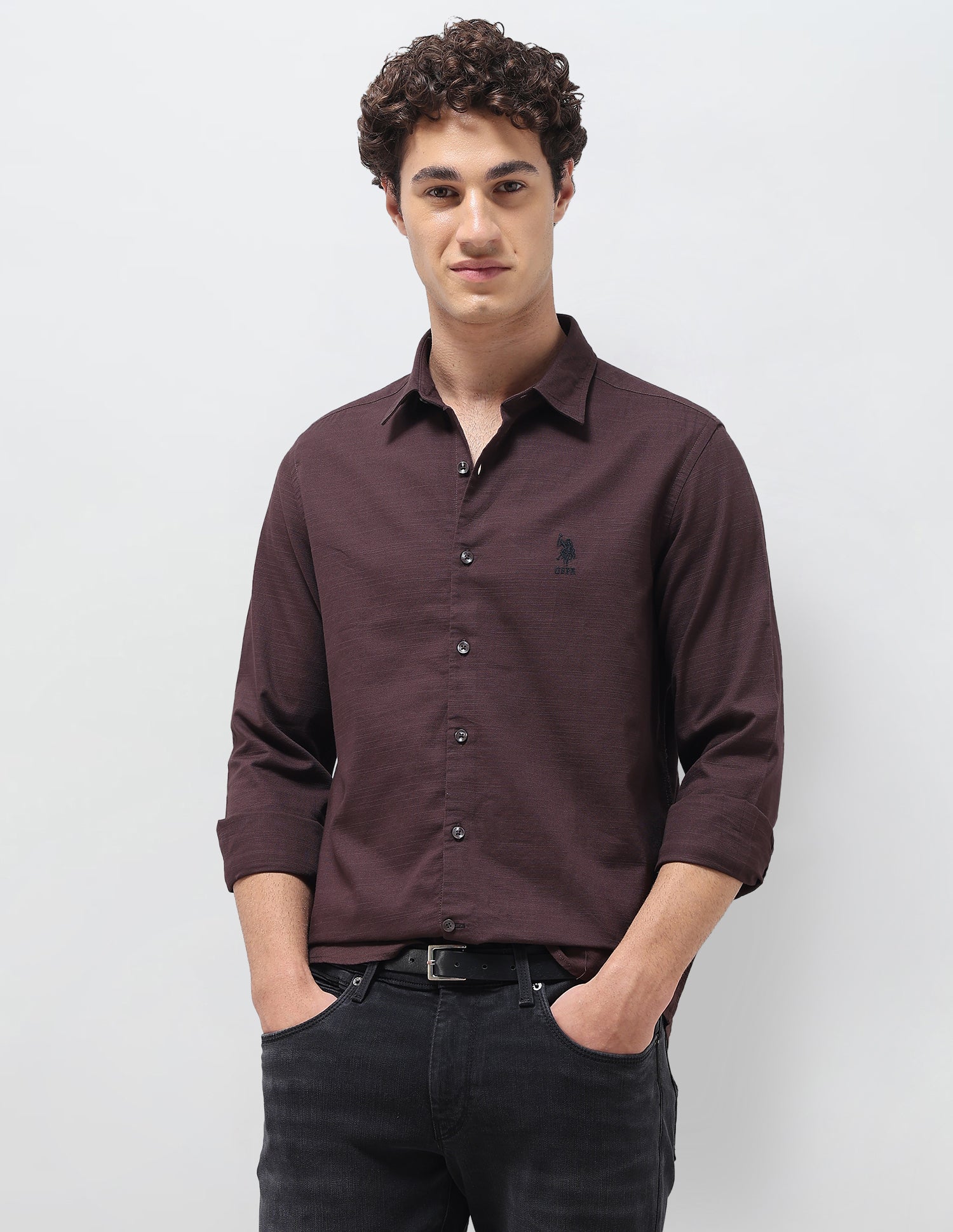 Textured Regular Fit Shirt