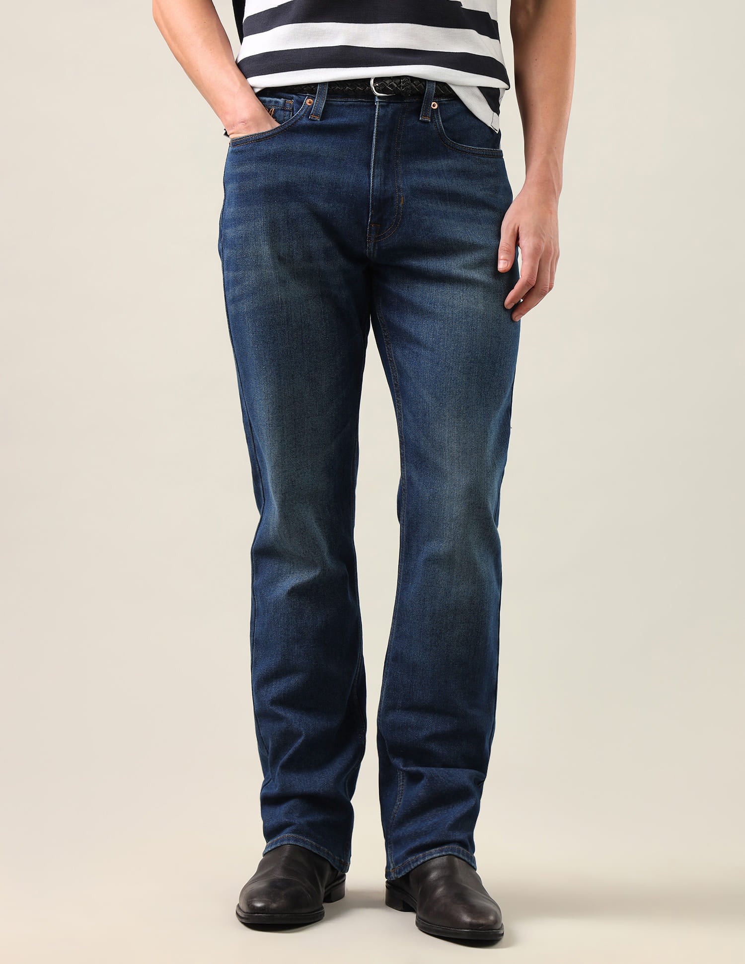 Connor Bootcut Fit Blue Jeans Blue - U.S. Polo Assn. India | Large