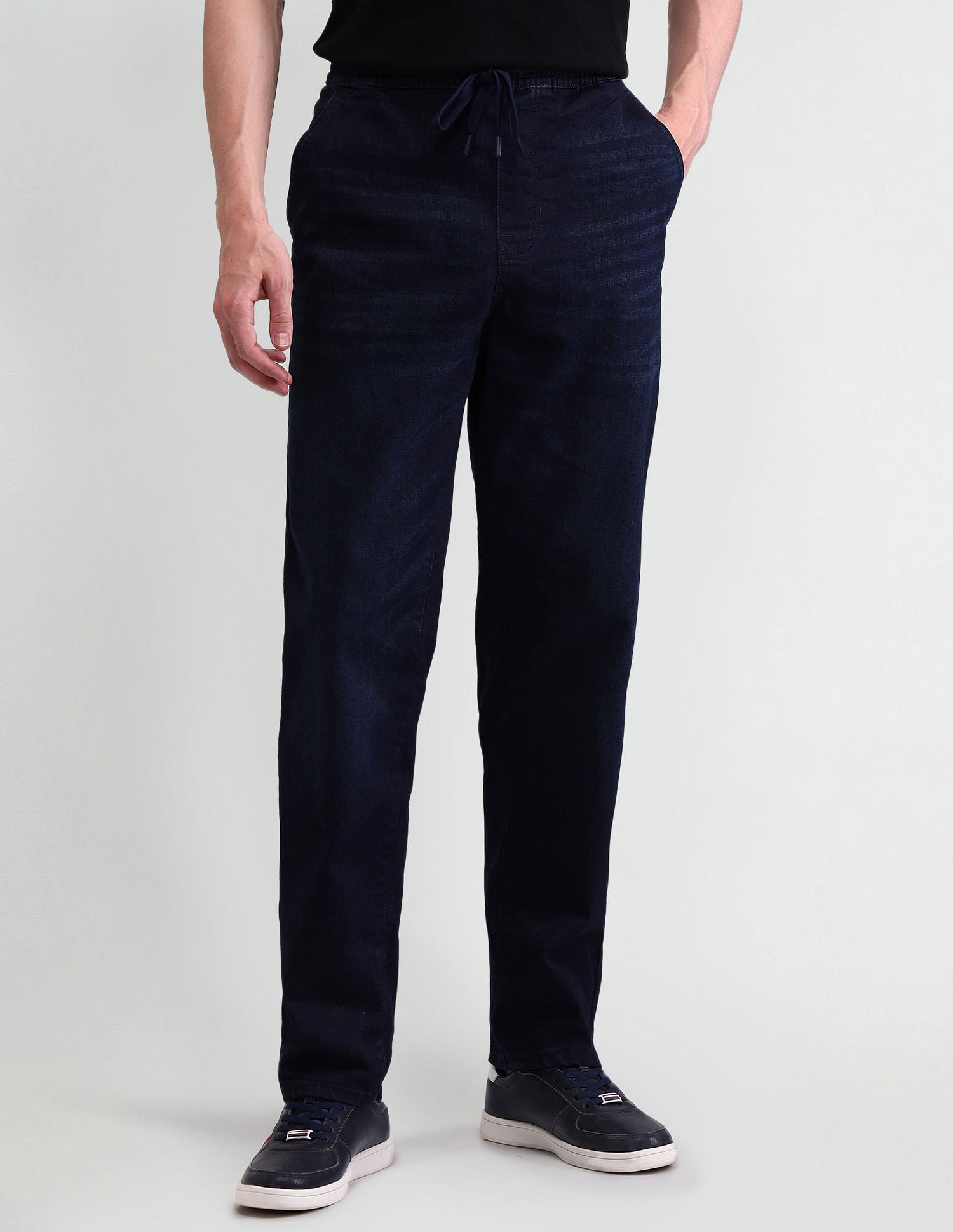 Slim Fit Blue Jogger Jeans Blue - U.S. Polo Assn. India | Large