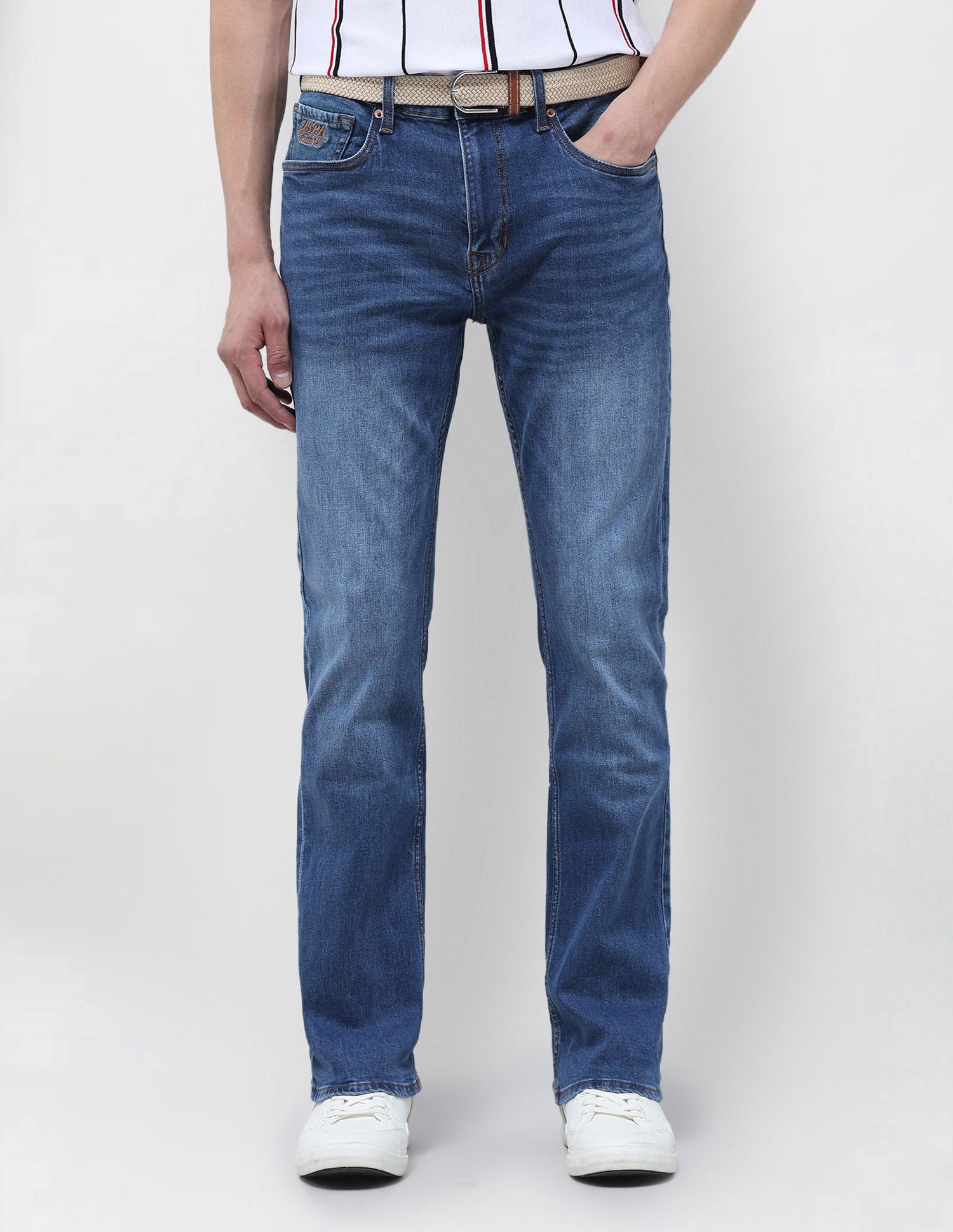 Harold Slim Straight Fit Blue Jeans