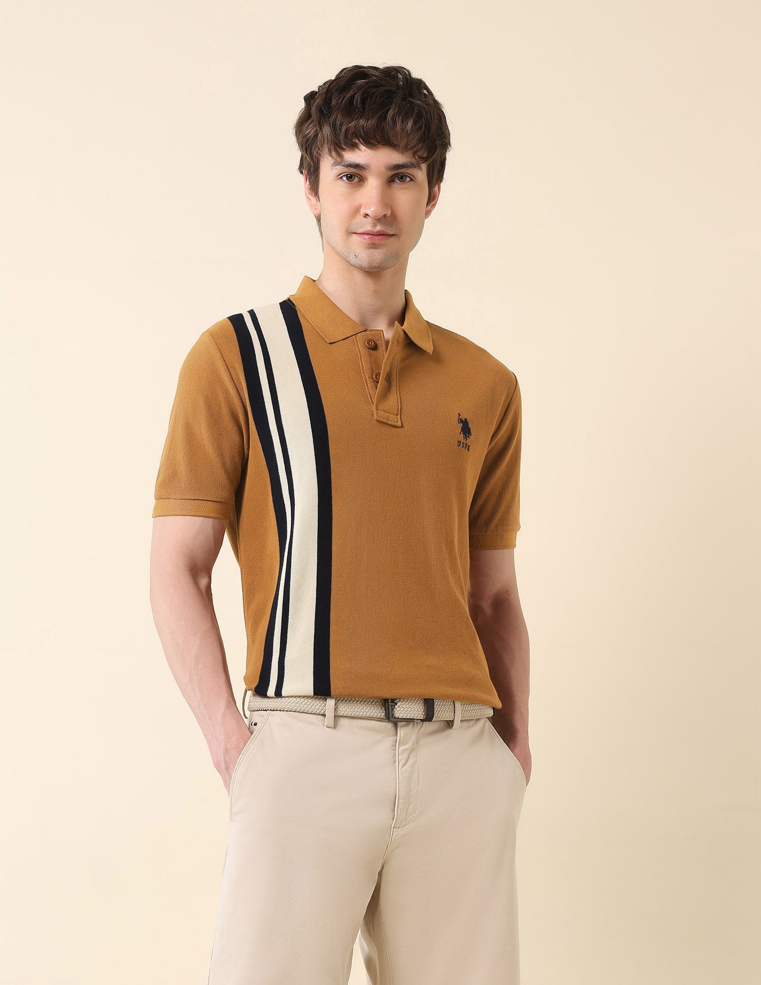 Colourblocked Classic Polo Shirt