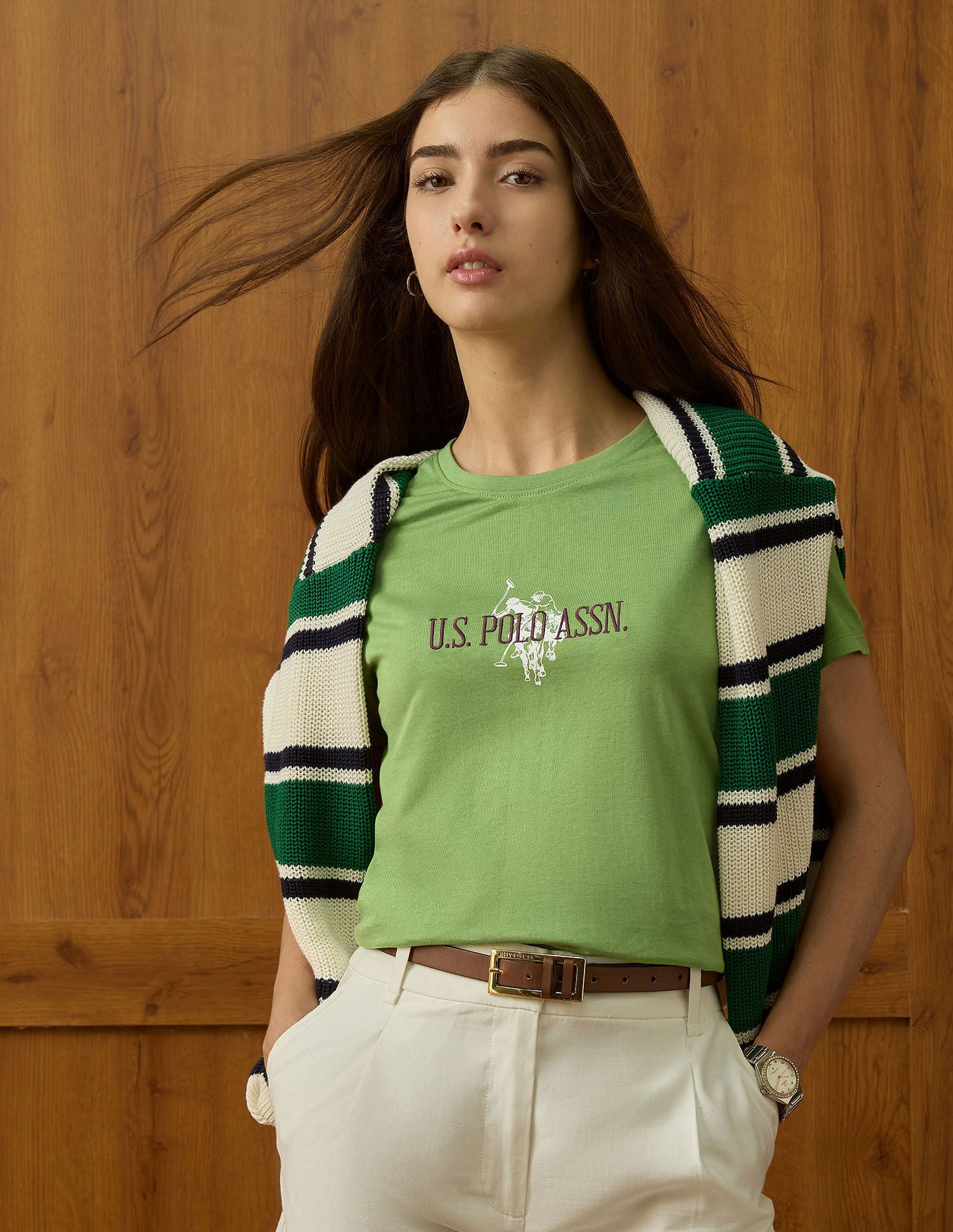 Crew Neck Regular Fit Tshirt With Embroidery