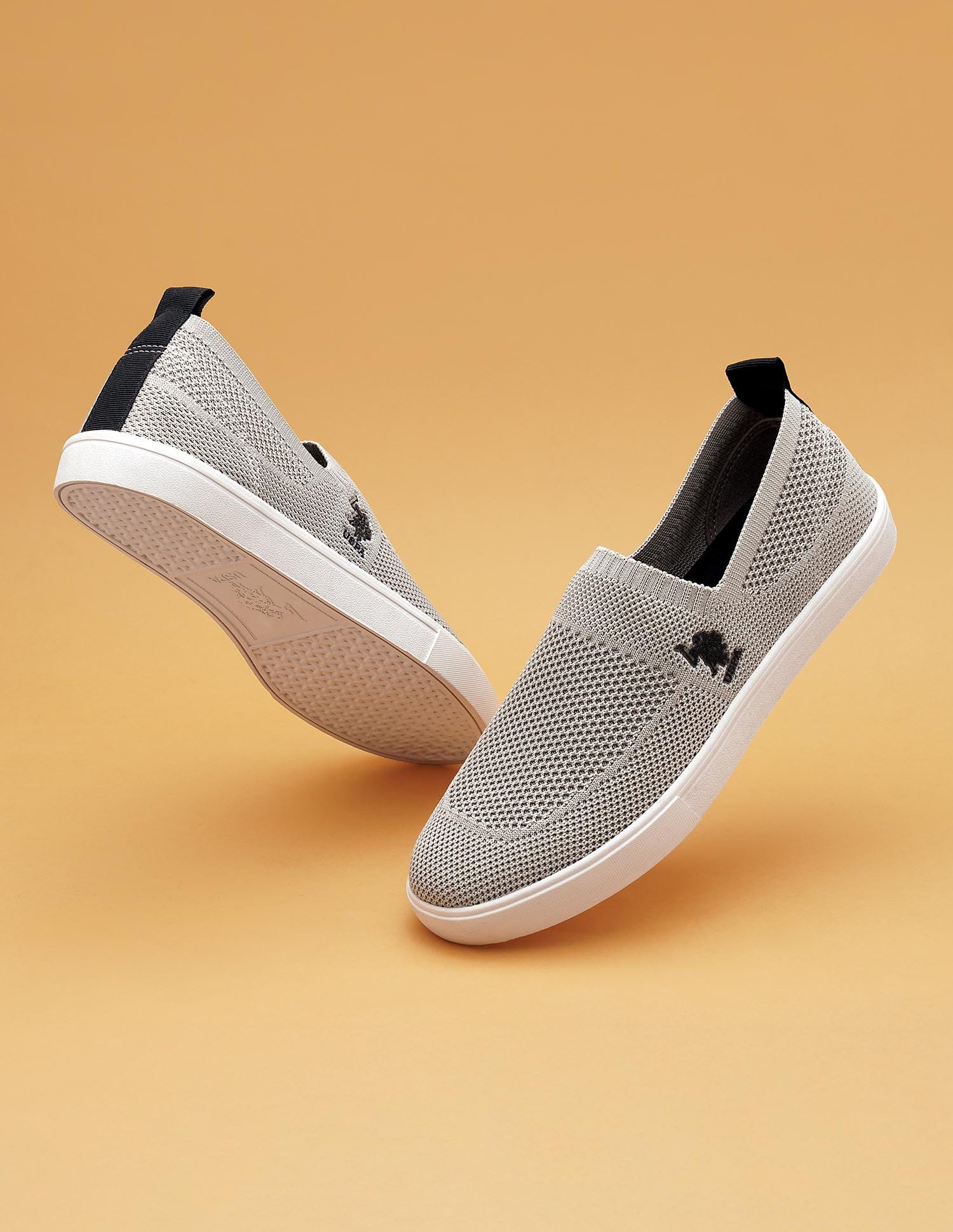 Men Octavia 3.0 Slip On Sneakers Grey - U.S. Polo Assn. India | Large