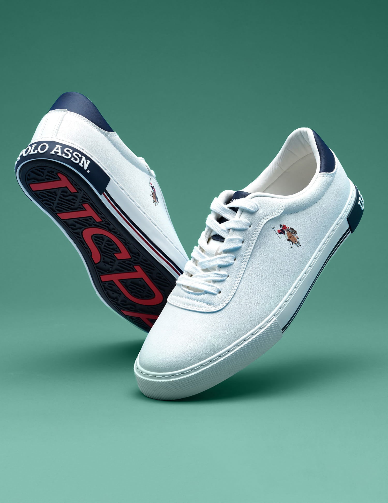 Men Solid Moore 6.0 Sneakers Off White - U.S. Polo Assn. India | Large