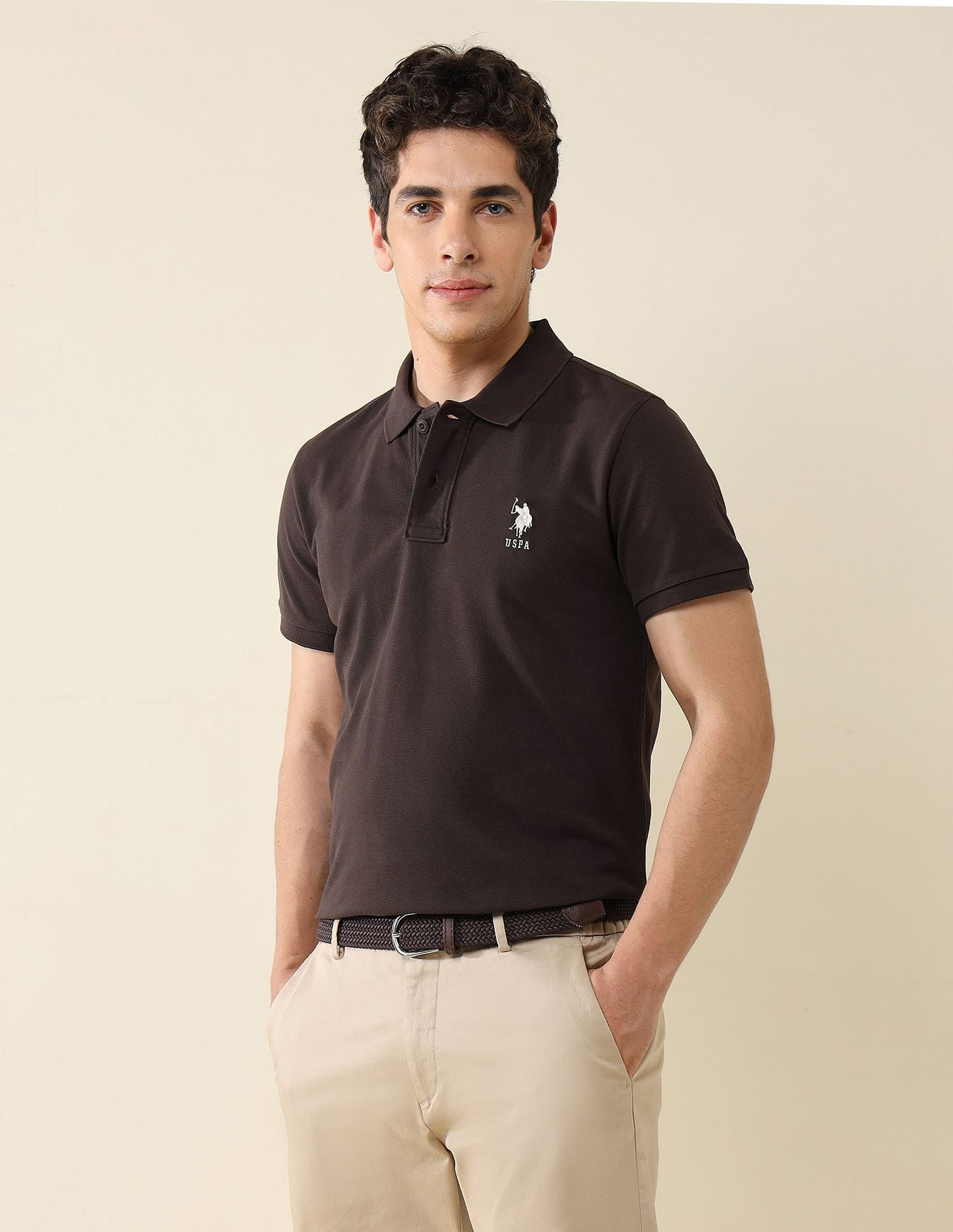 Pure Cotton Slim Fit Polo Shirt