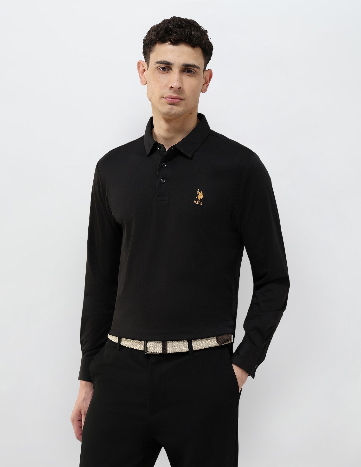 Solid Regular Fit Polo Shirt