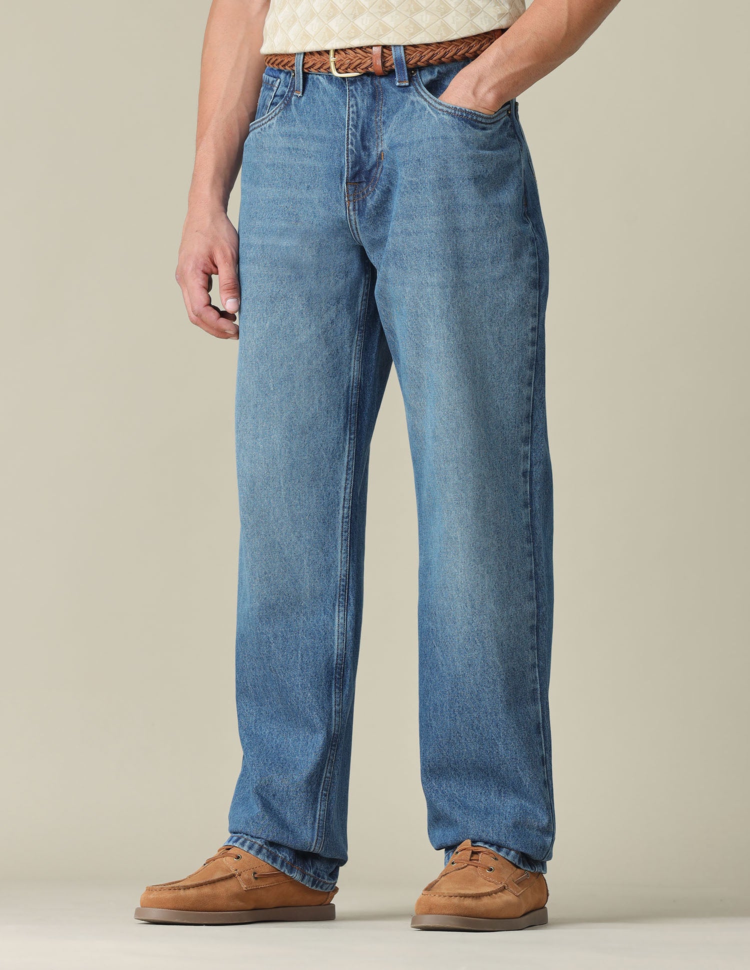 Shawn Relaxed Fit Blue Jeans