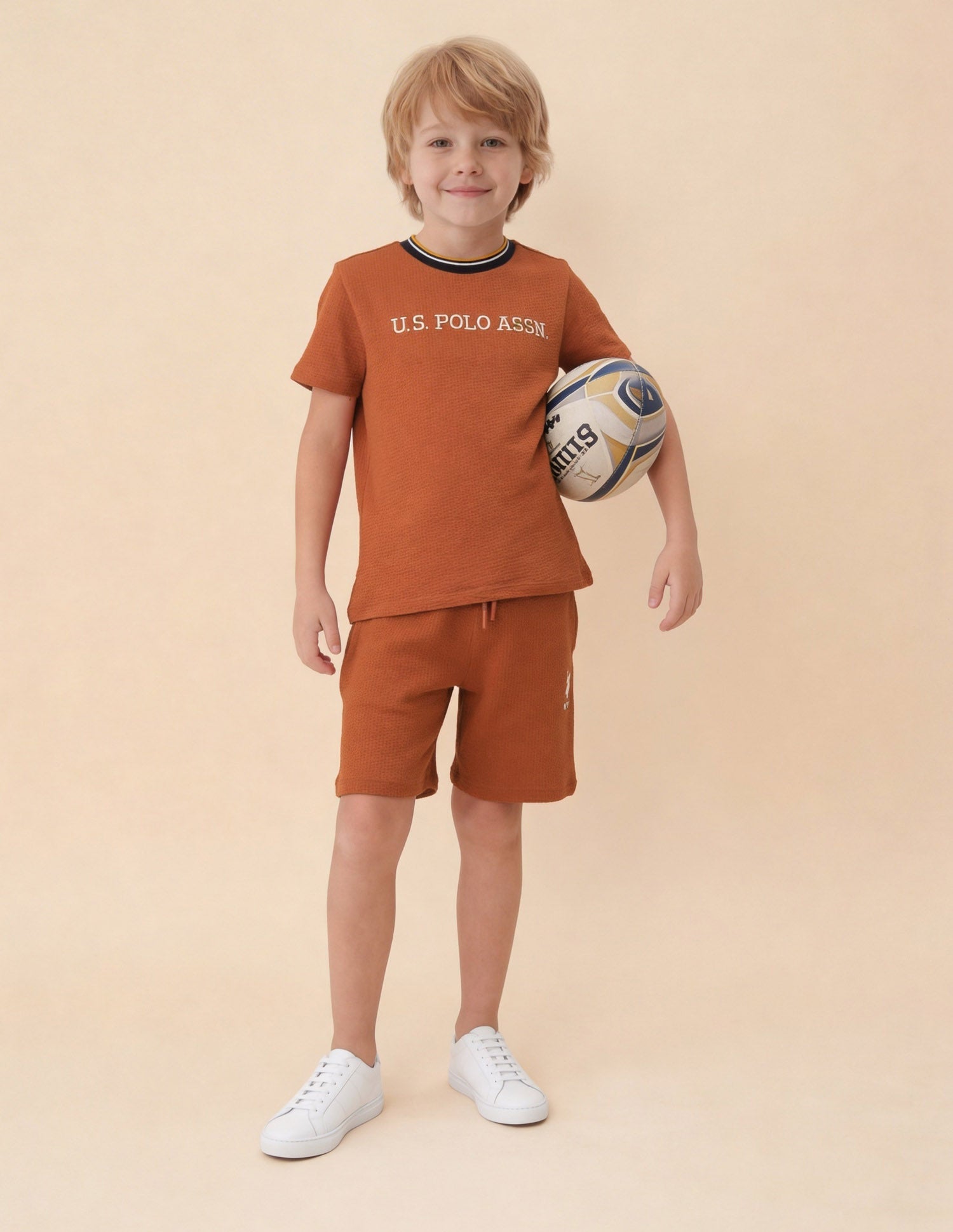 Self Design Brand Embroidered Regular Fit T-Shirt