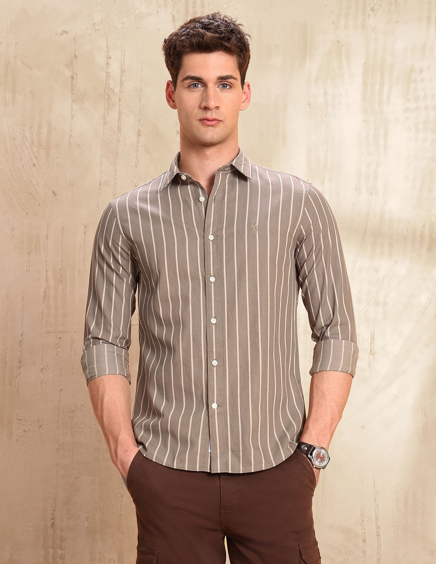 Dobby Tailored Fit Shirt