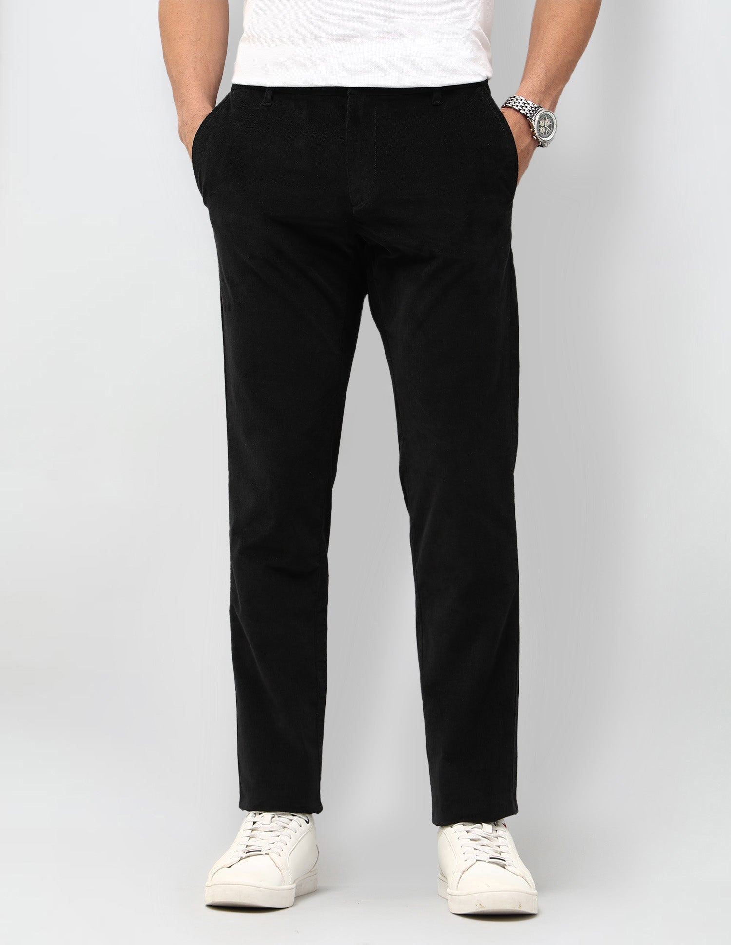 Mid Rise Slim Fit Trousers