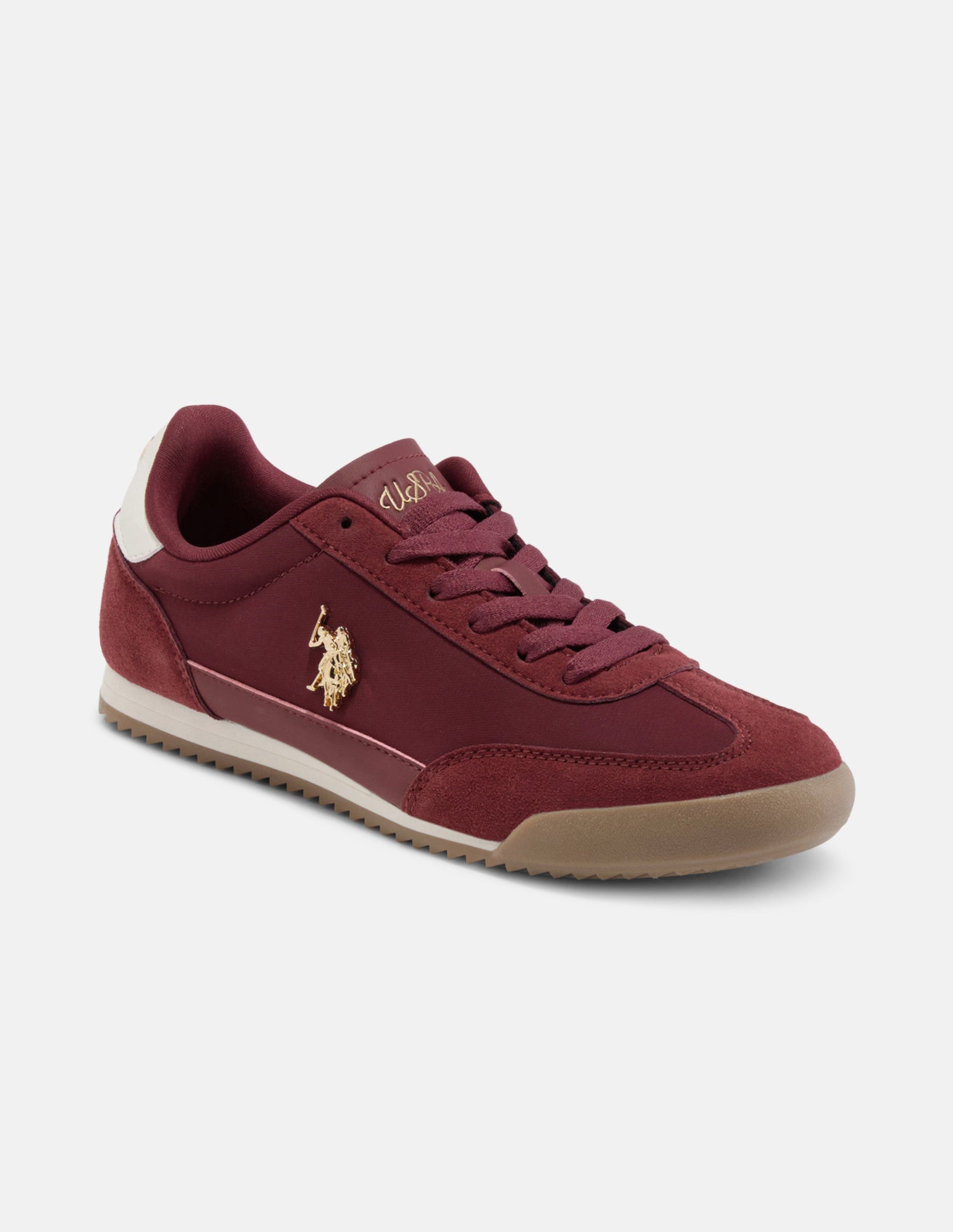Gia Lace-Ups Sneakers Burgundy - U.S. Polo Assn. India | Large