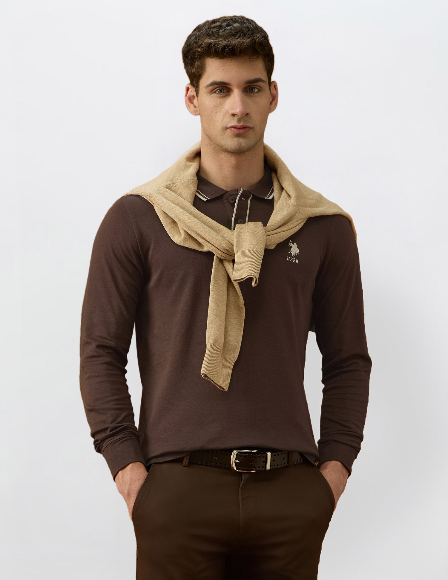 Solid Equestrian Aisle Theater Polo Shirt