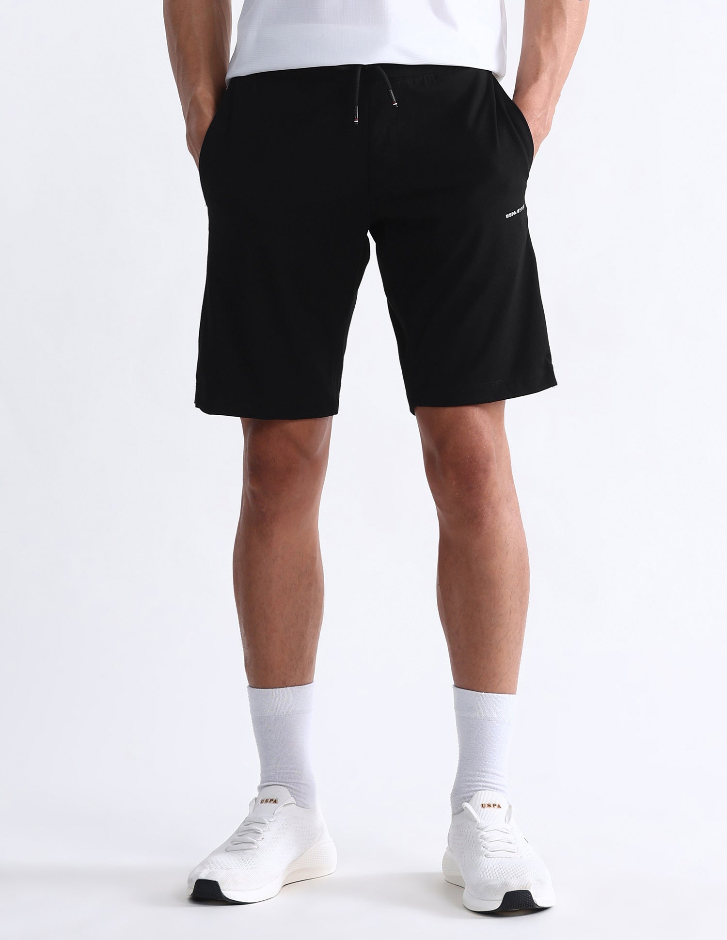 Solid Slim Fit Active Shorts – Polo India