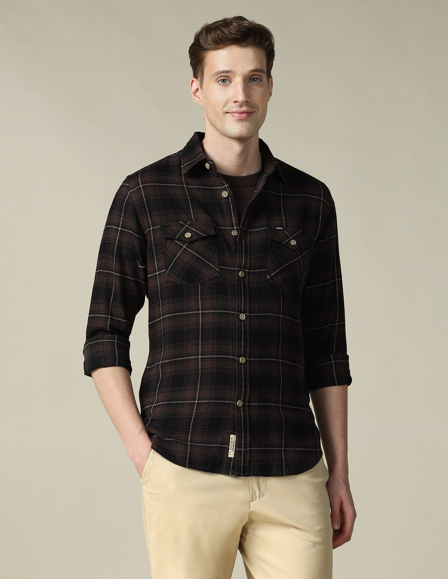 Tartan Checked Regular Fit Shacket