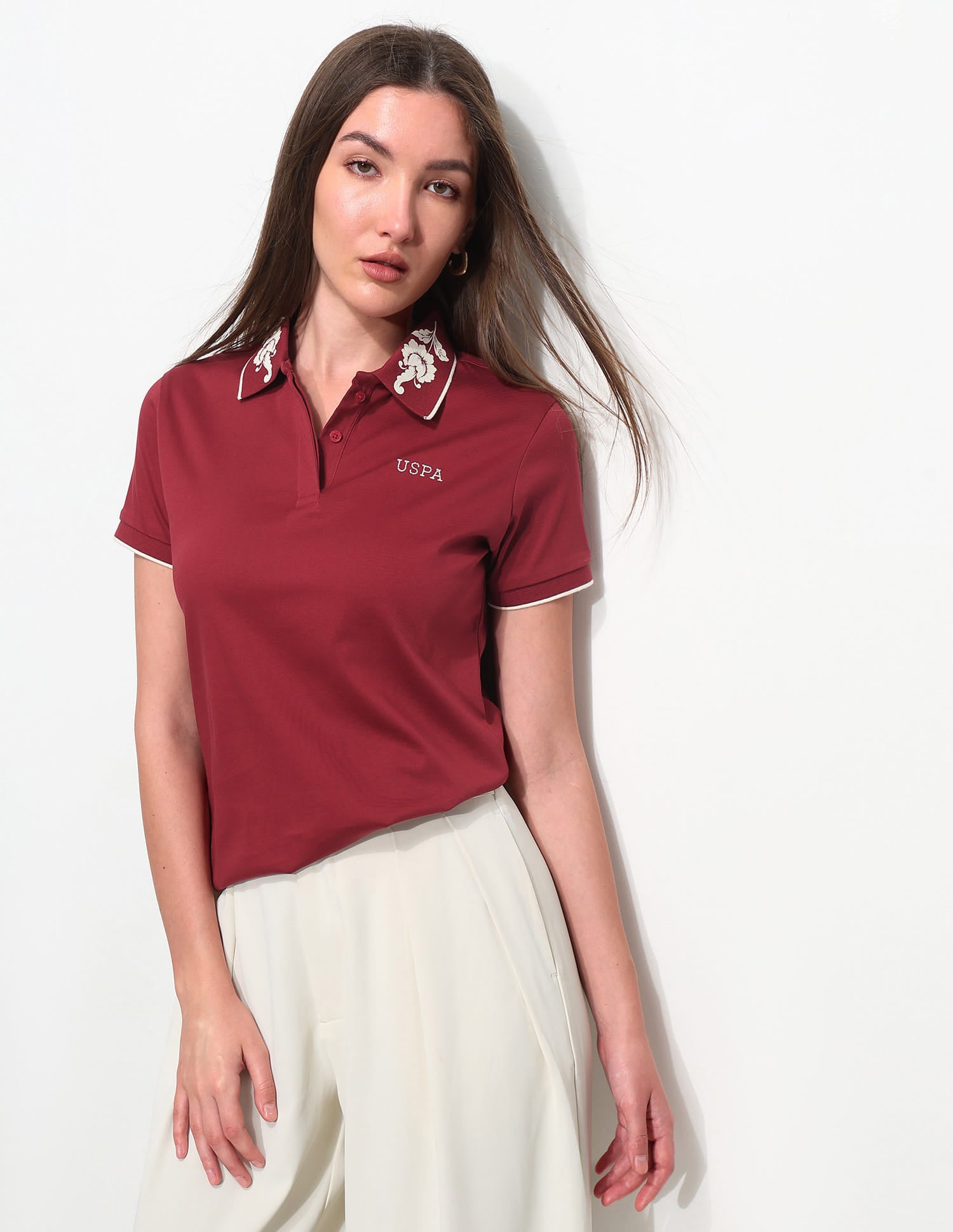Regular Fit Solid Polo Shirt