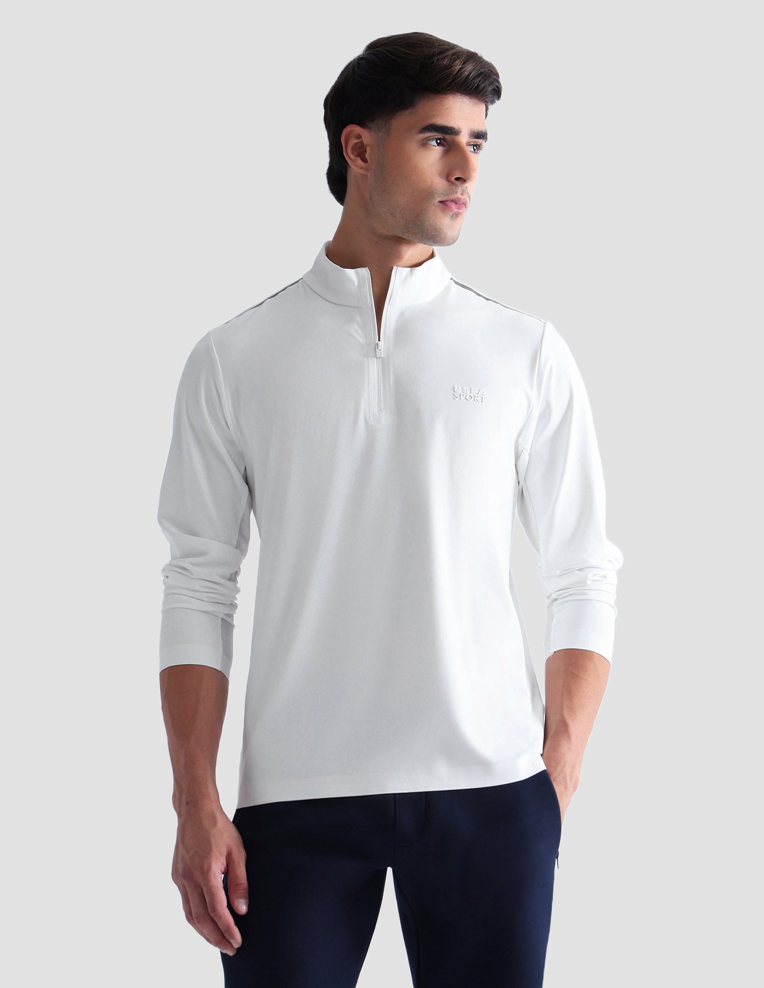 Solid Regular Fit Active T-Shirt