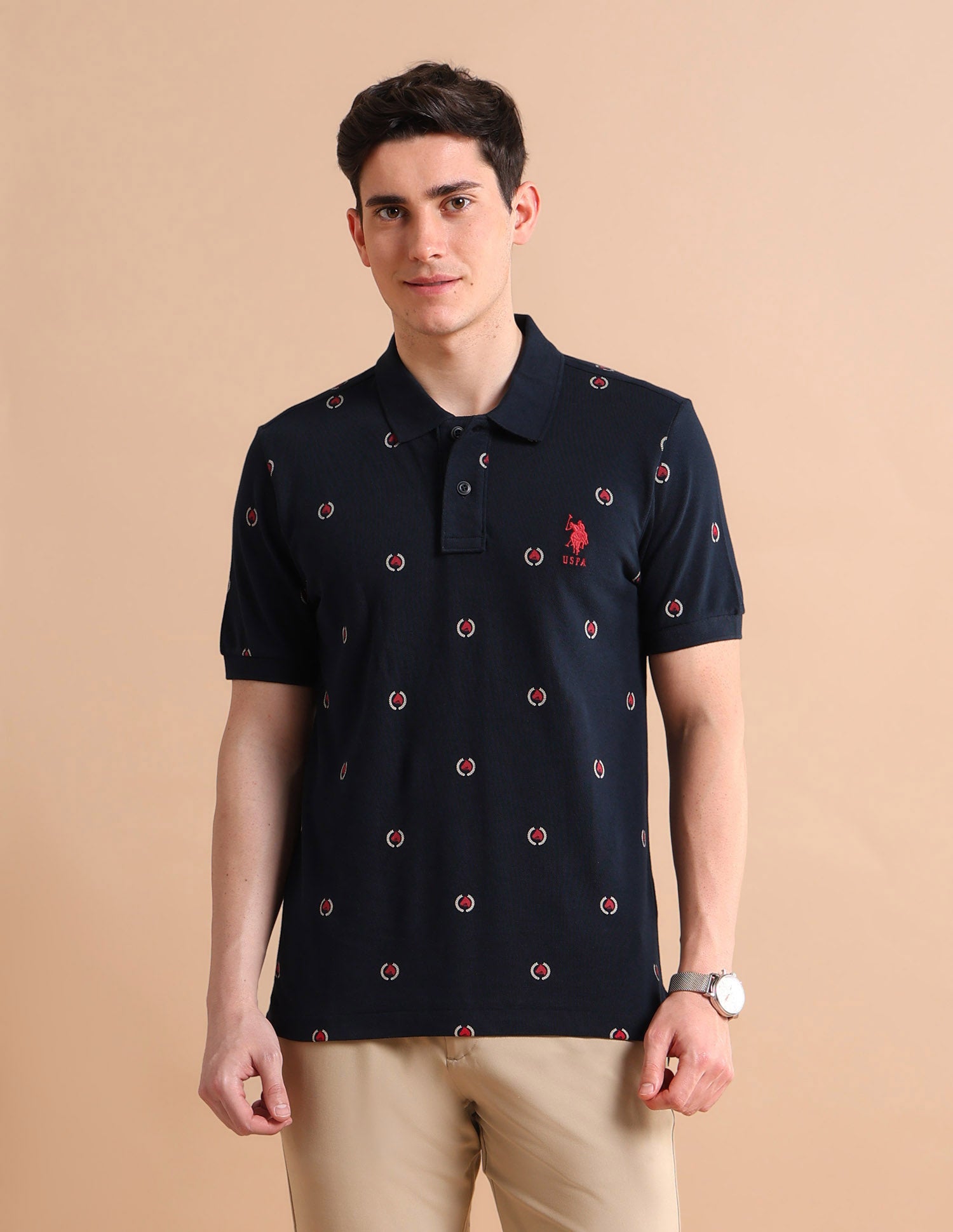 Heritage Print Polo Shirt