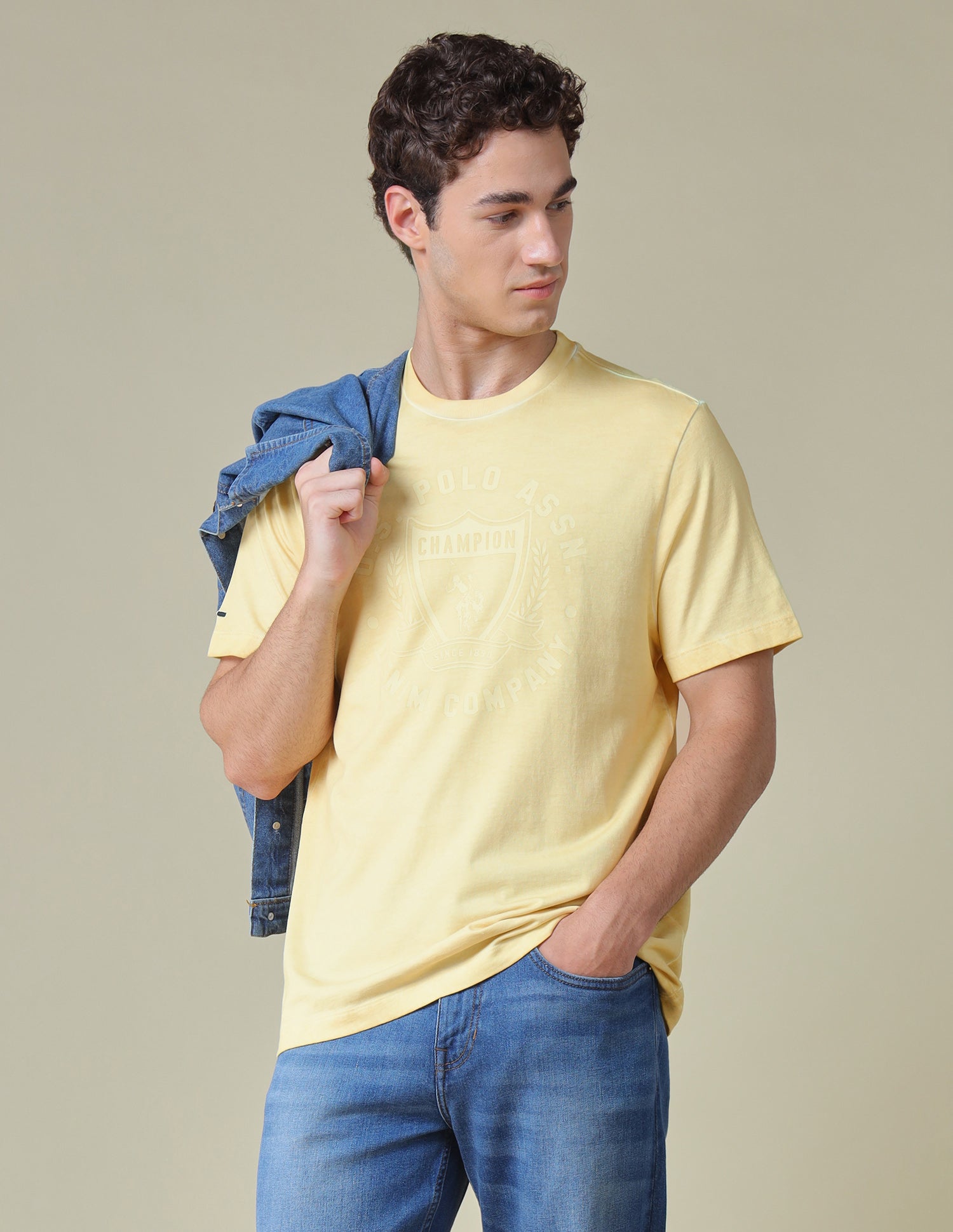 Graphic Brand Printed Relaxed Fit T-Shirt