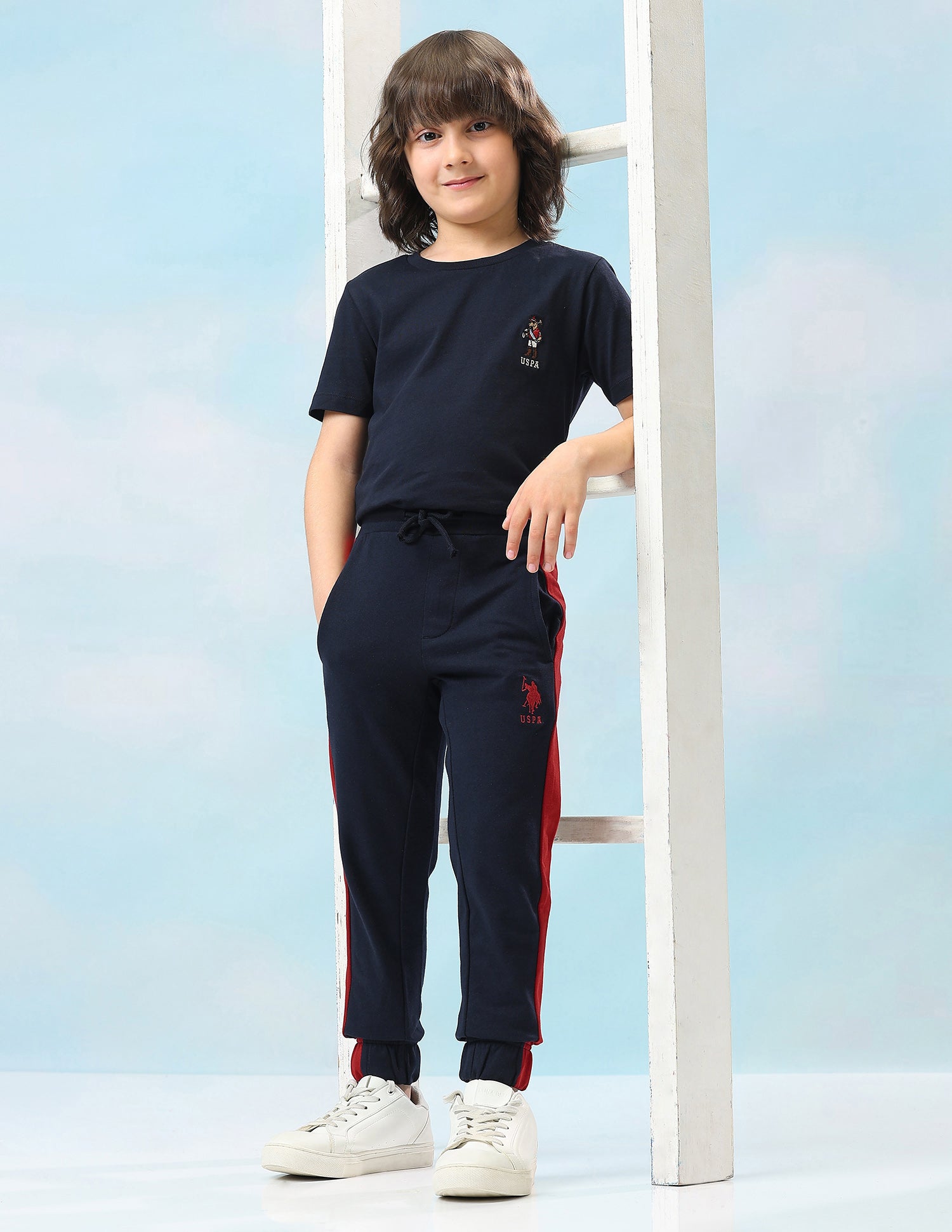 Solid Mid Rise Joggers