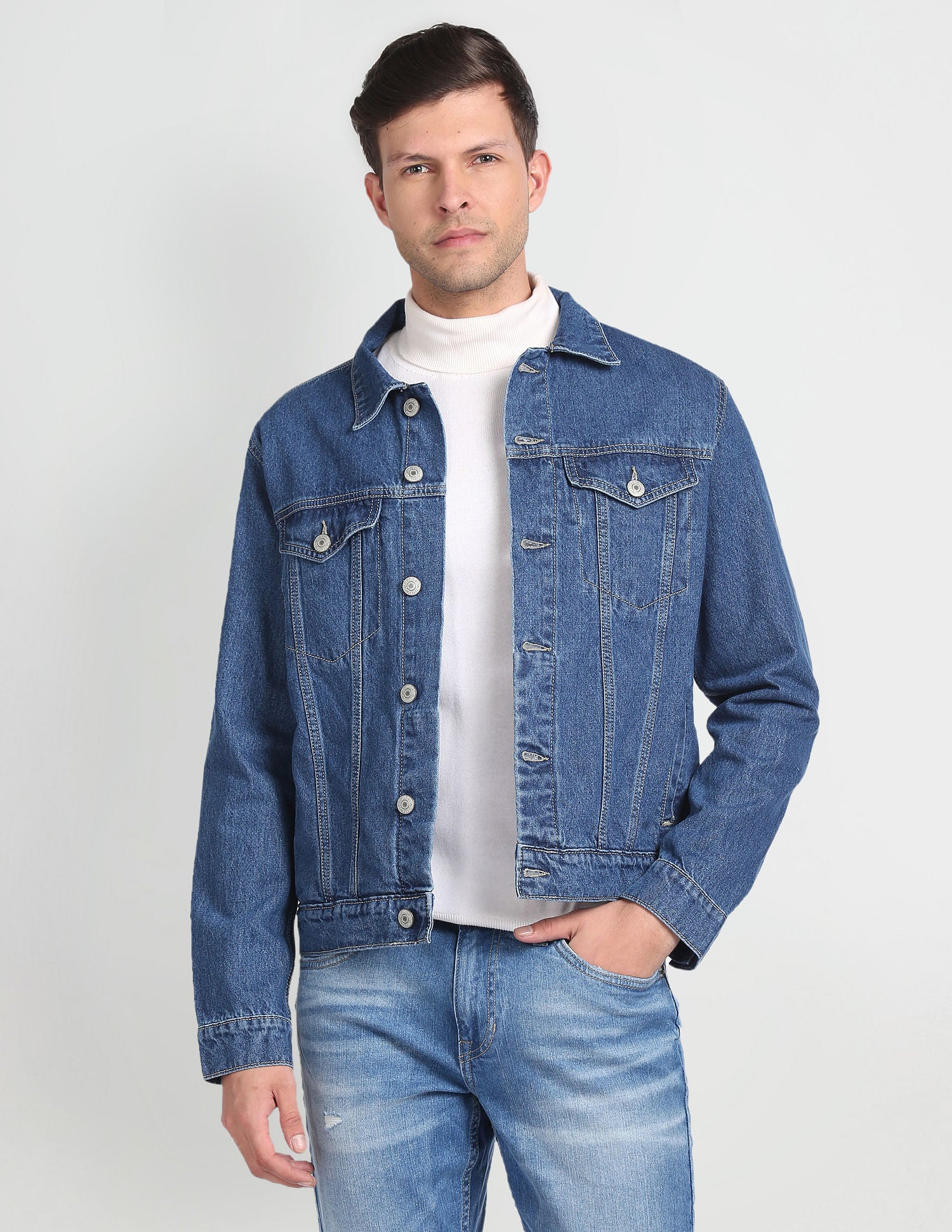 Spread Collar Denim Jacket – U.S. Polo Assn. India