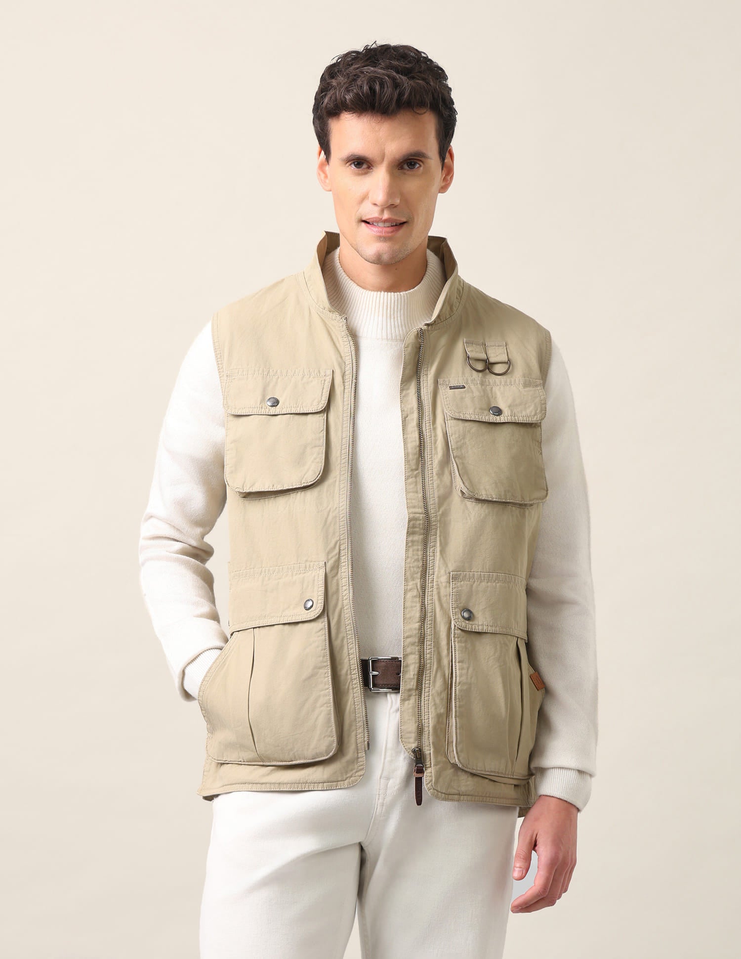 Solid Regular Fit Jacket