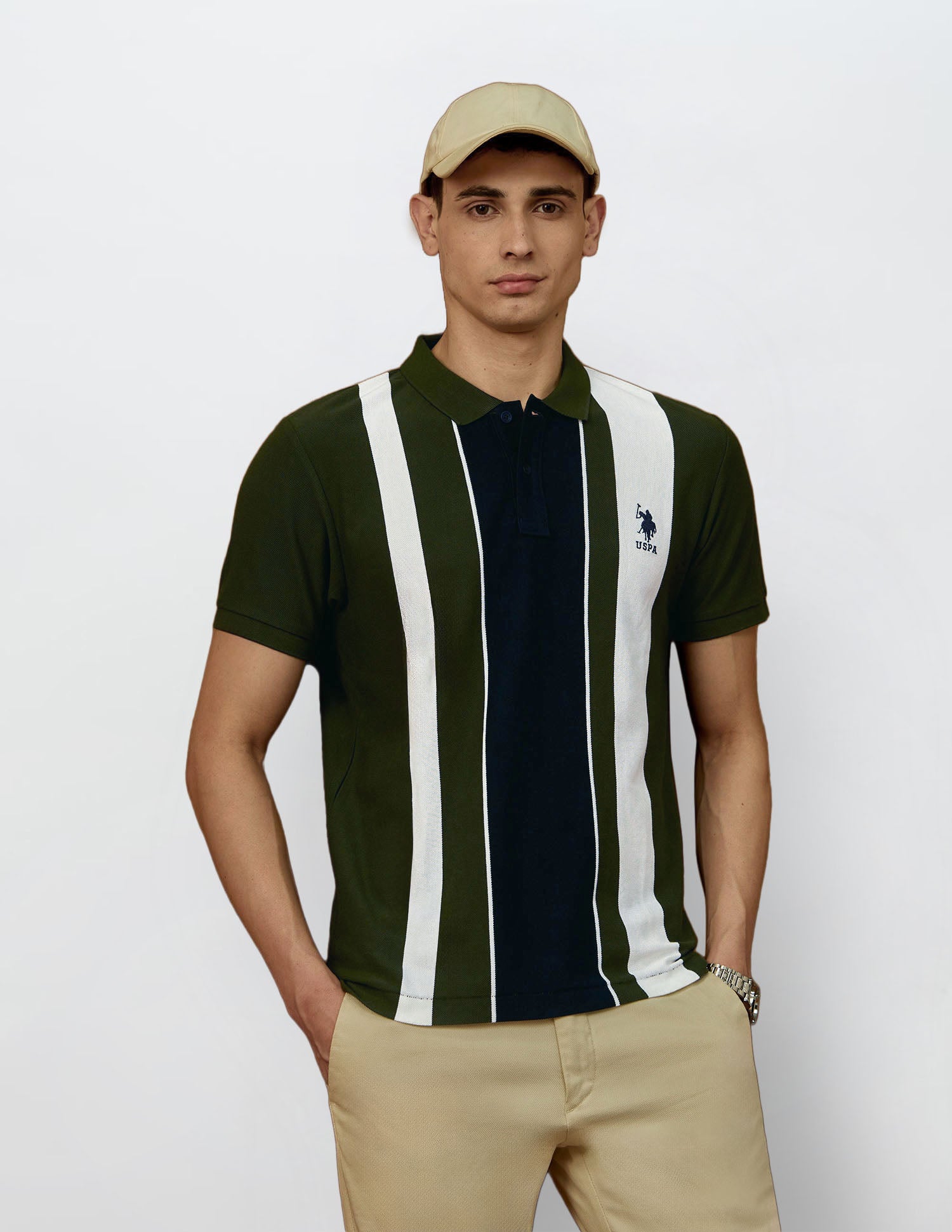 Colorblocked Varsity Theatre Polo Shirt