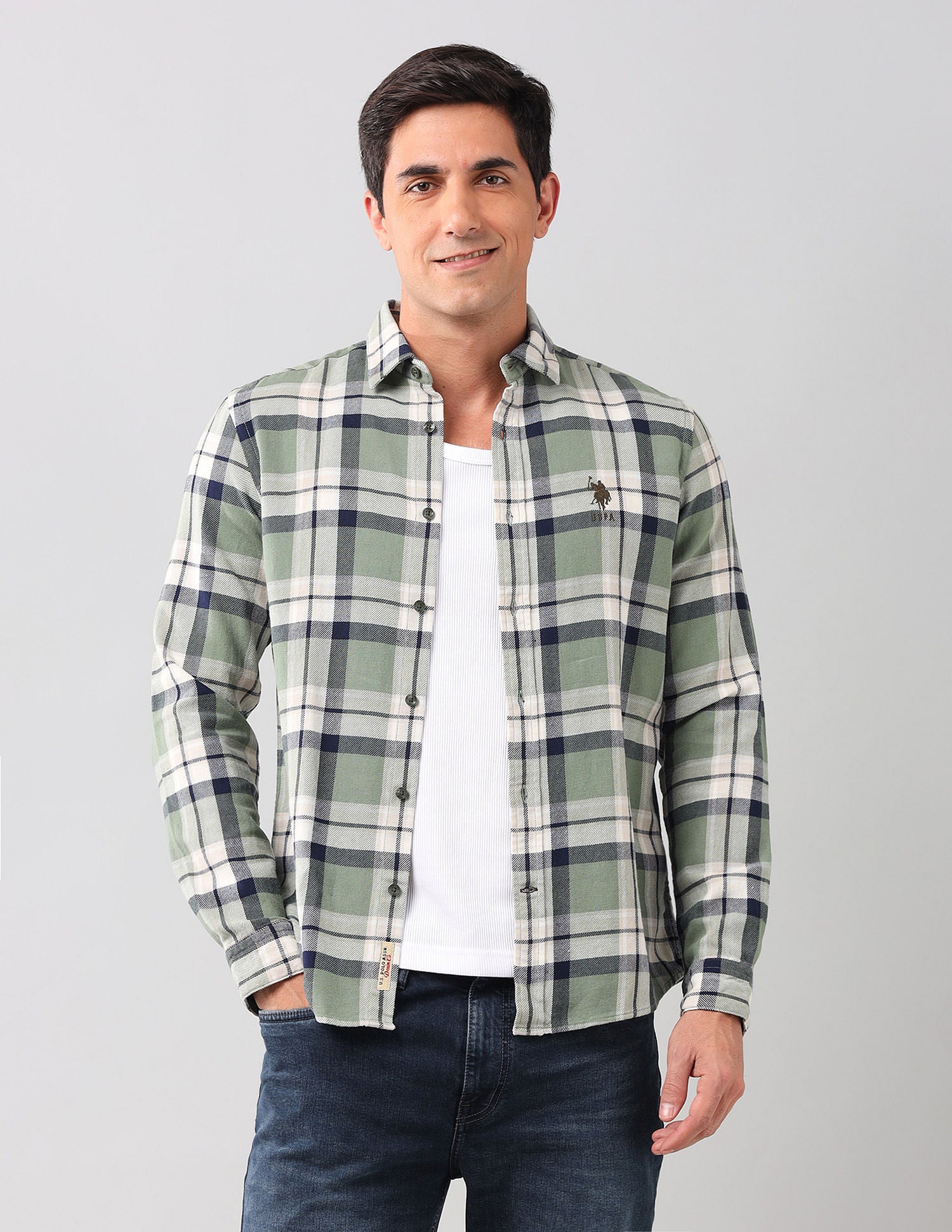 Regular Fit Checked Shirt