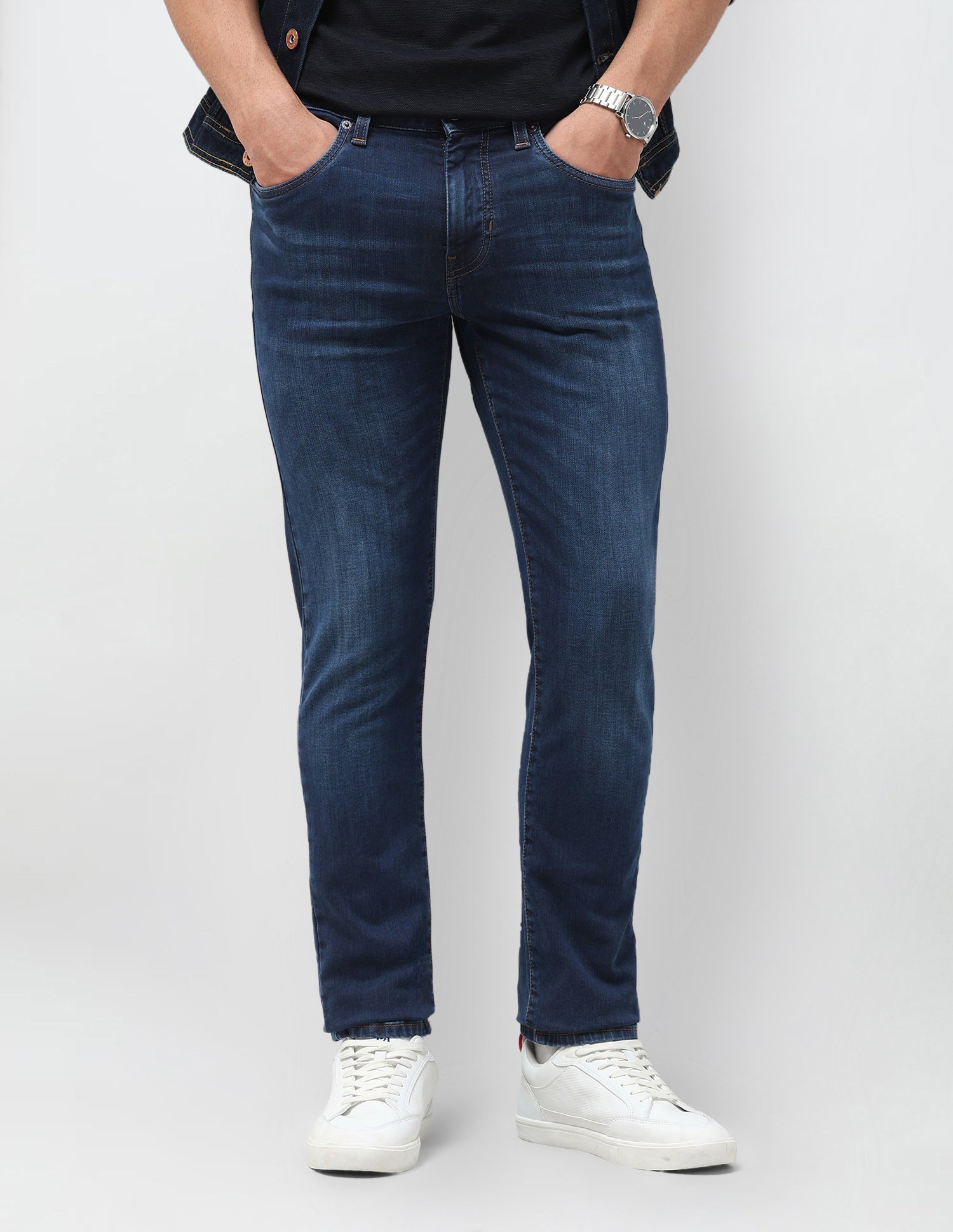 Regallo Skinny Fit Blue Jeans Blue - U.S. Polo Assn. India | Large