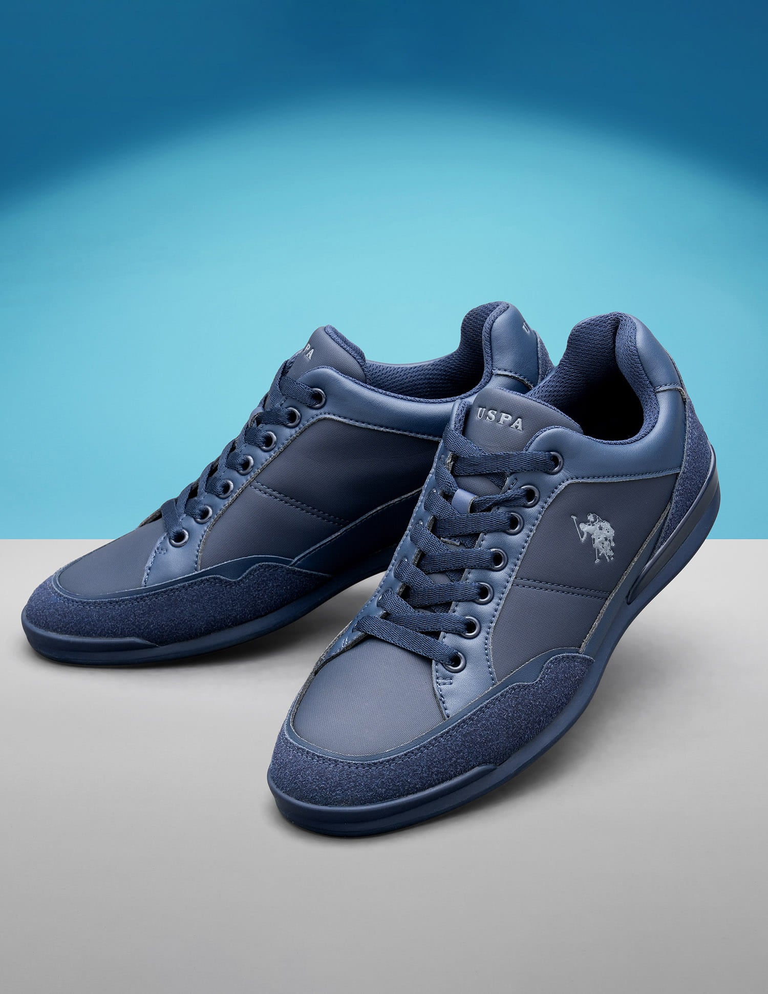 Nadel Suede Casual Shoes Navy - U.S. Polo Assn. India | Large