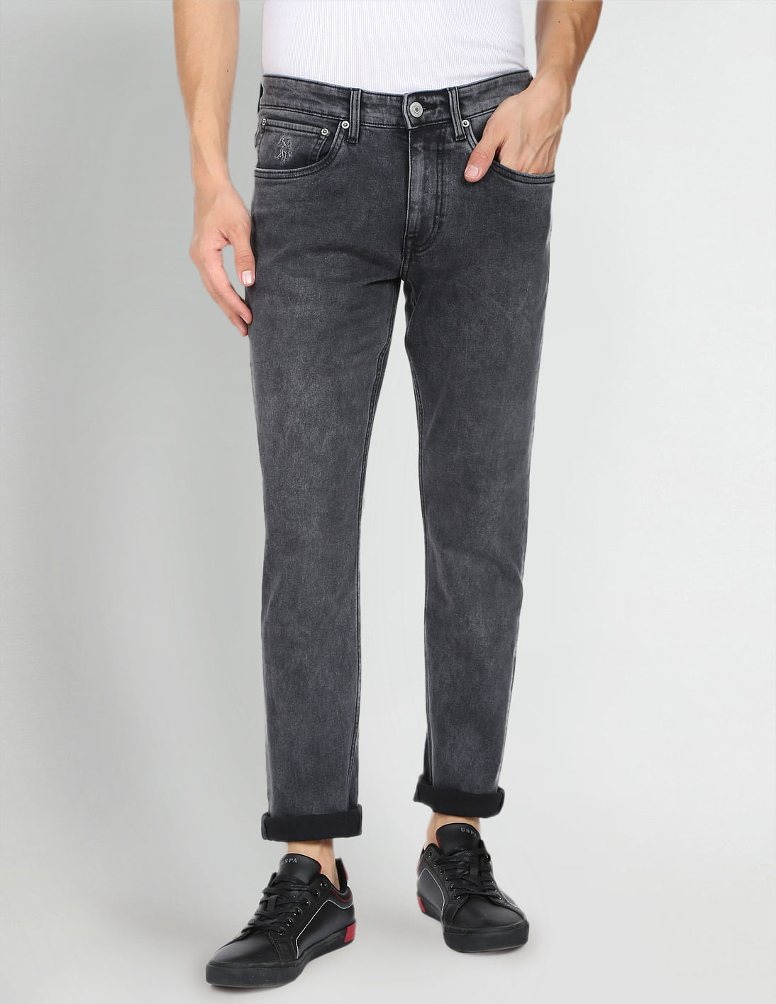 Mid Rise Regallo Skinny Fit Jeans