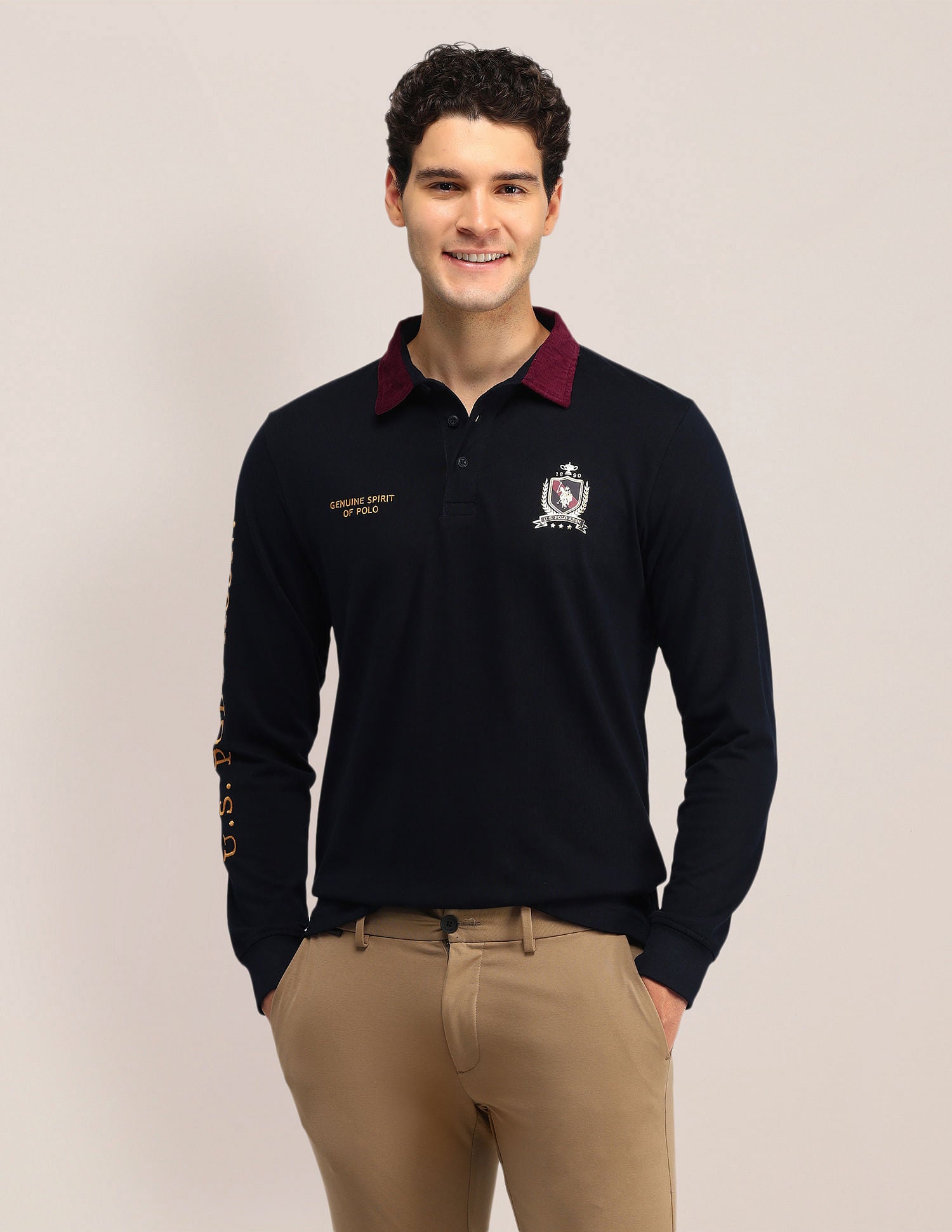 Slim Fit Solid Polo Shirt