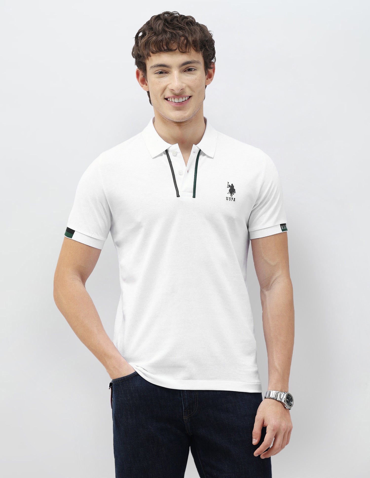 New Port Marina Solid Polo Shirt